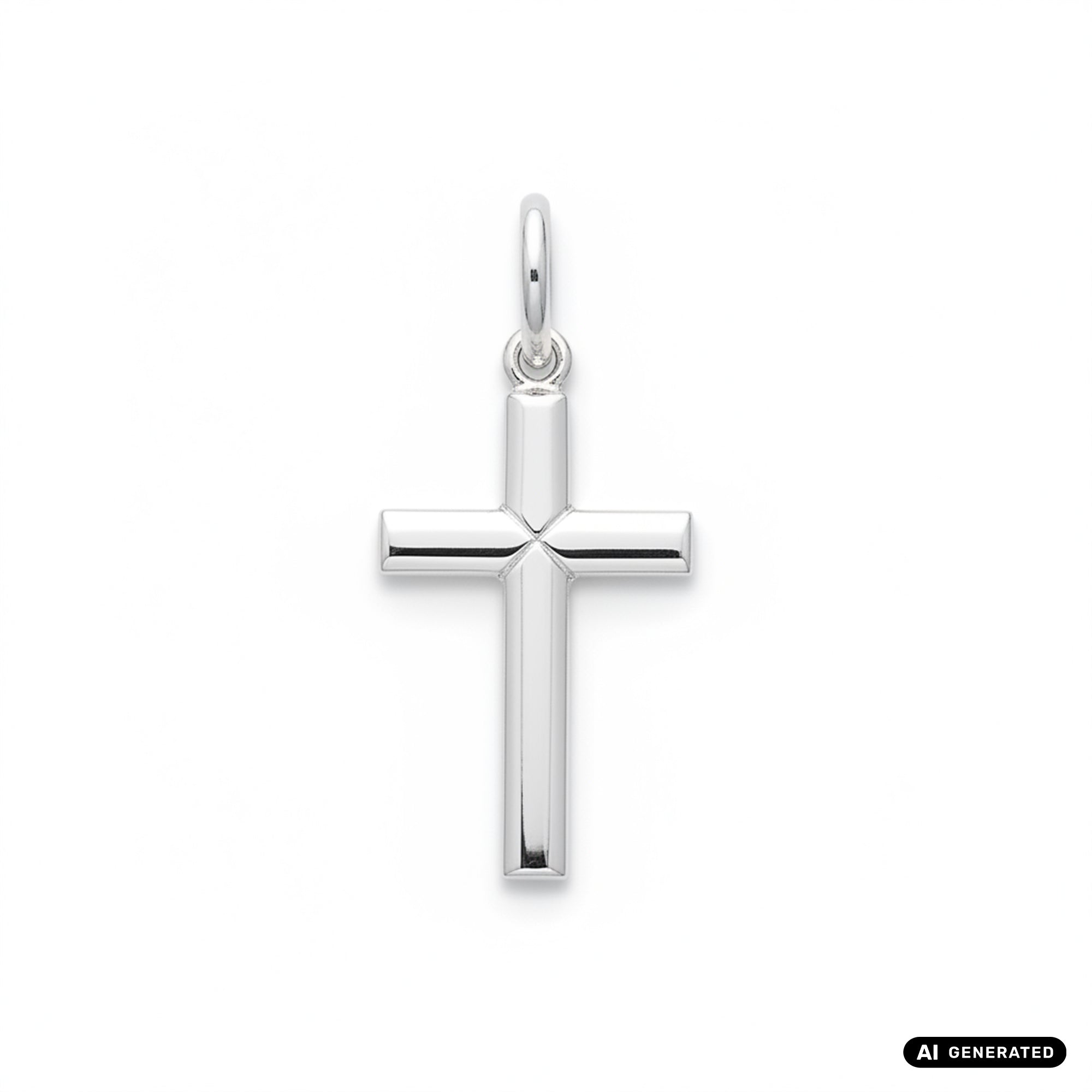 Cross pendant made of 925 sterling silver (PE372)