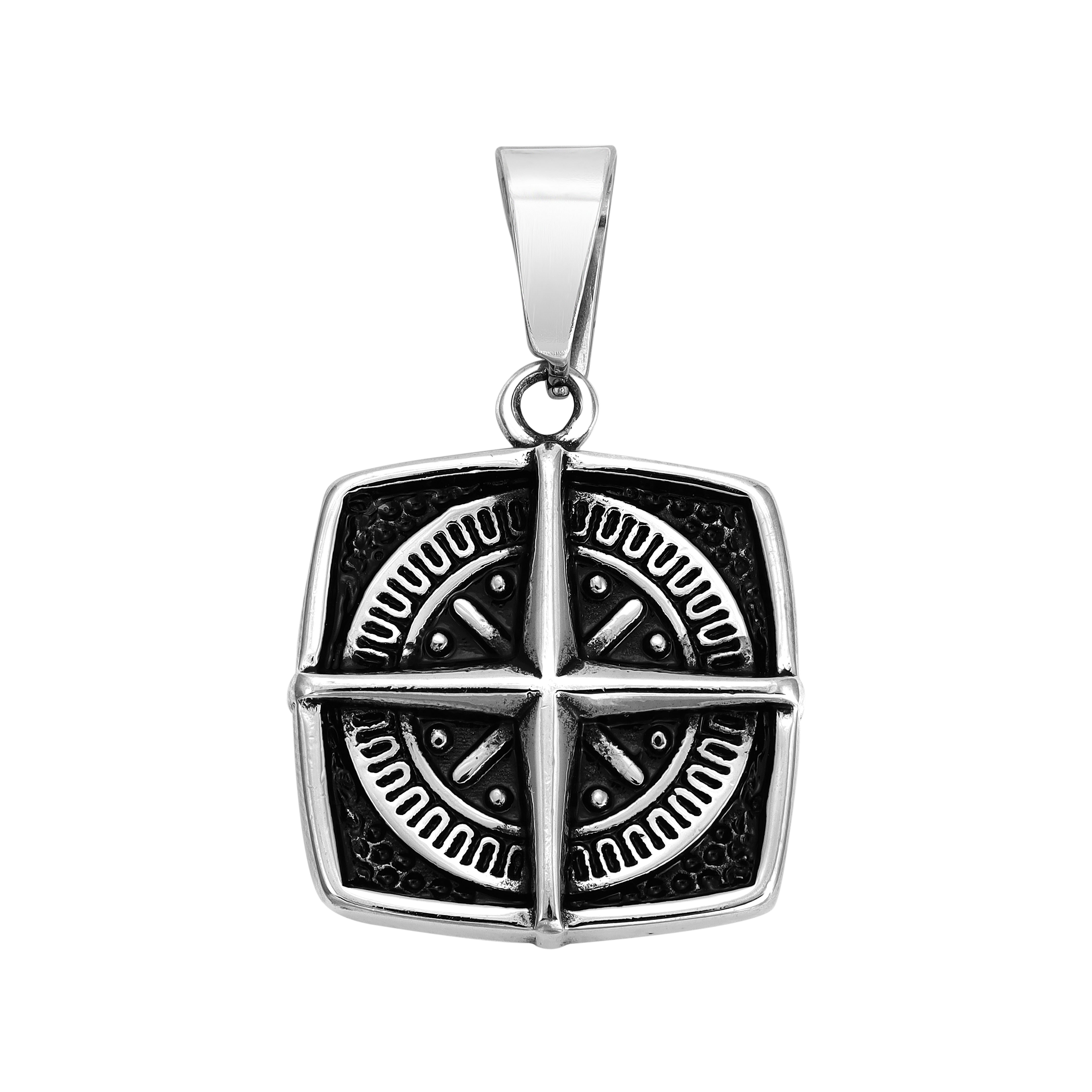 Verschiedene Anhänger aus Edelstahl Kreuz Medaillon / Flügel Dog Tag / Kompass / Kreuz Medaillon Wappen / Africa - Taipan Schmuck