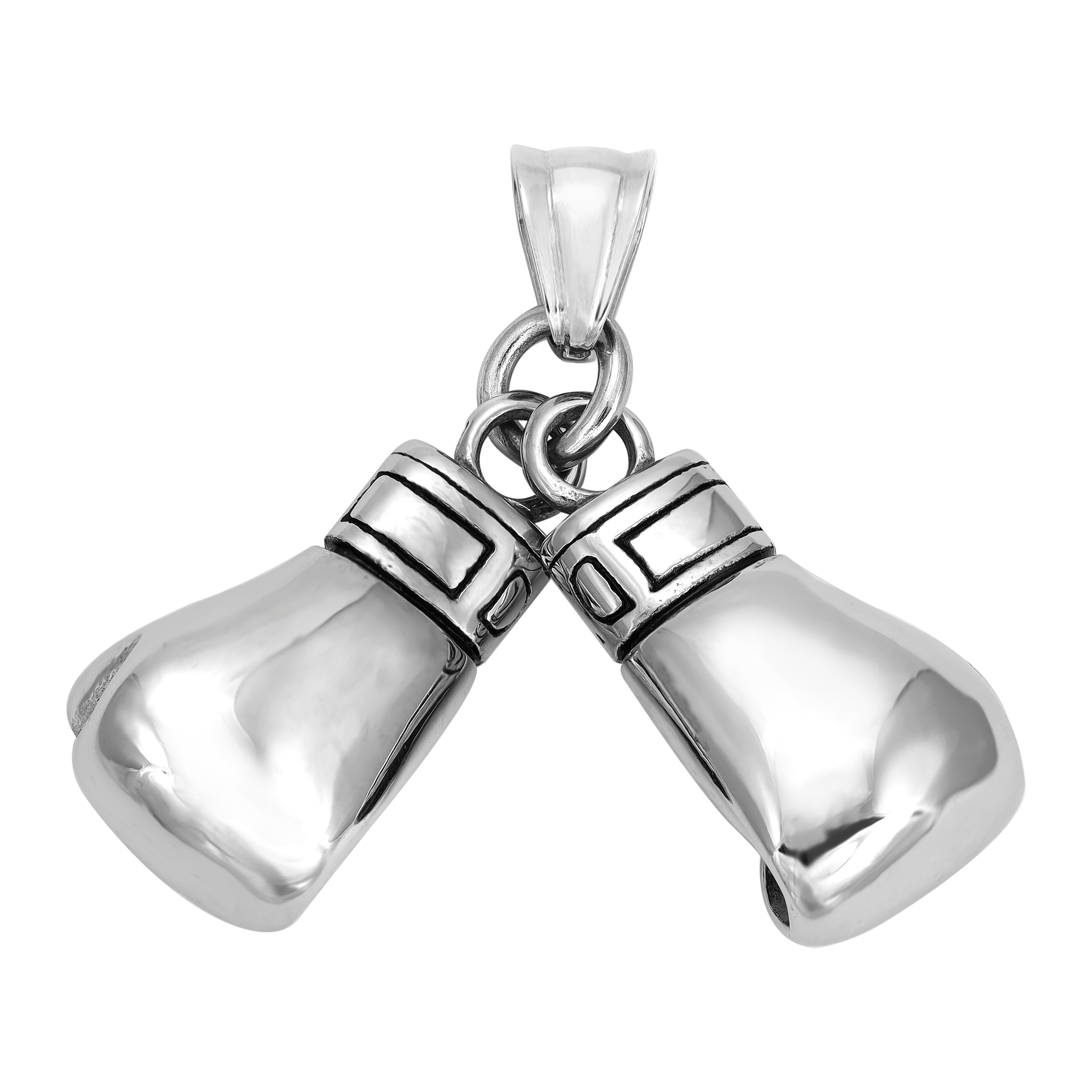 Verschiedene Anhänger aus Edelstahl Iced Out Stil Löwe / Boxhandschuh / Löwe / AK47 / Pistole - Taipan Schmuck