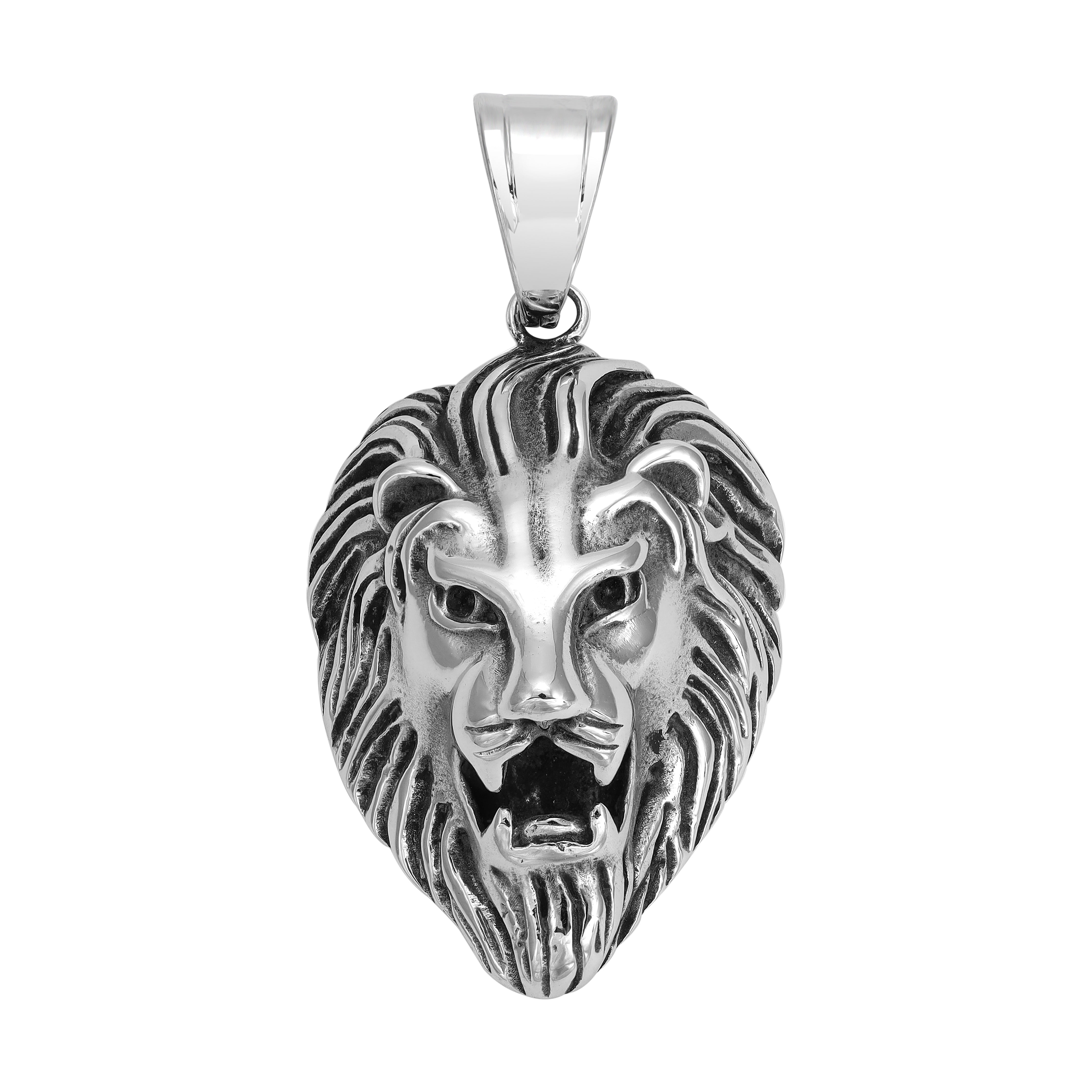 Verschiedene Anhänger aus Edelstahl Iced Out Stil Löwe / Boxhandschuh / Löwe / AK47 / Pistole - Taipan Schmuck