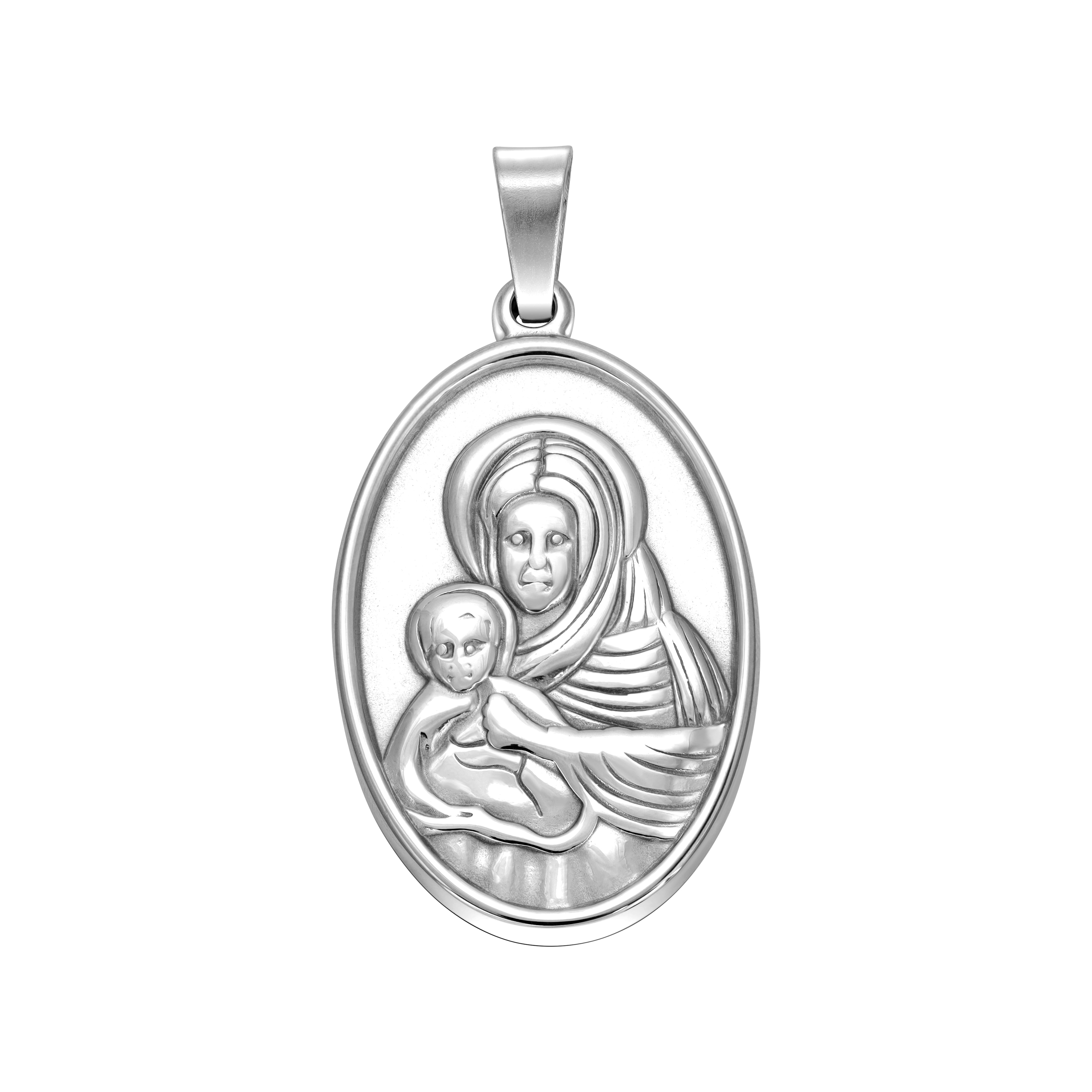 Verschiedene Anhänger aus Edelstahl Heilige Maria / Engel Talisman - Taipan Schmuck