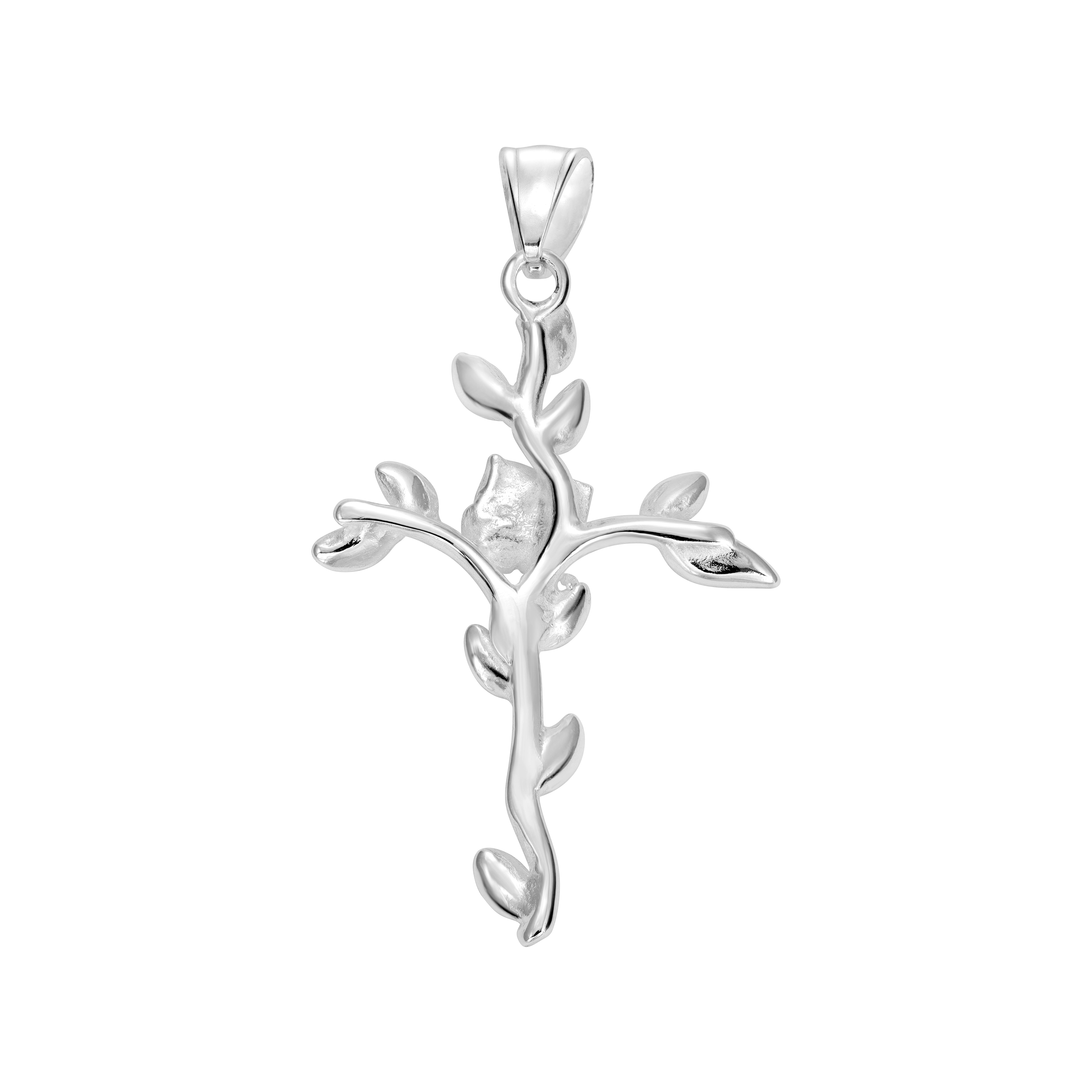 Verschiedene Anhänger aus Edelstahl Kreuz / Kreuz Rose / Betende Hände - Taipan Schmuck