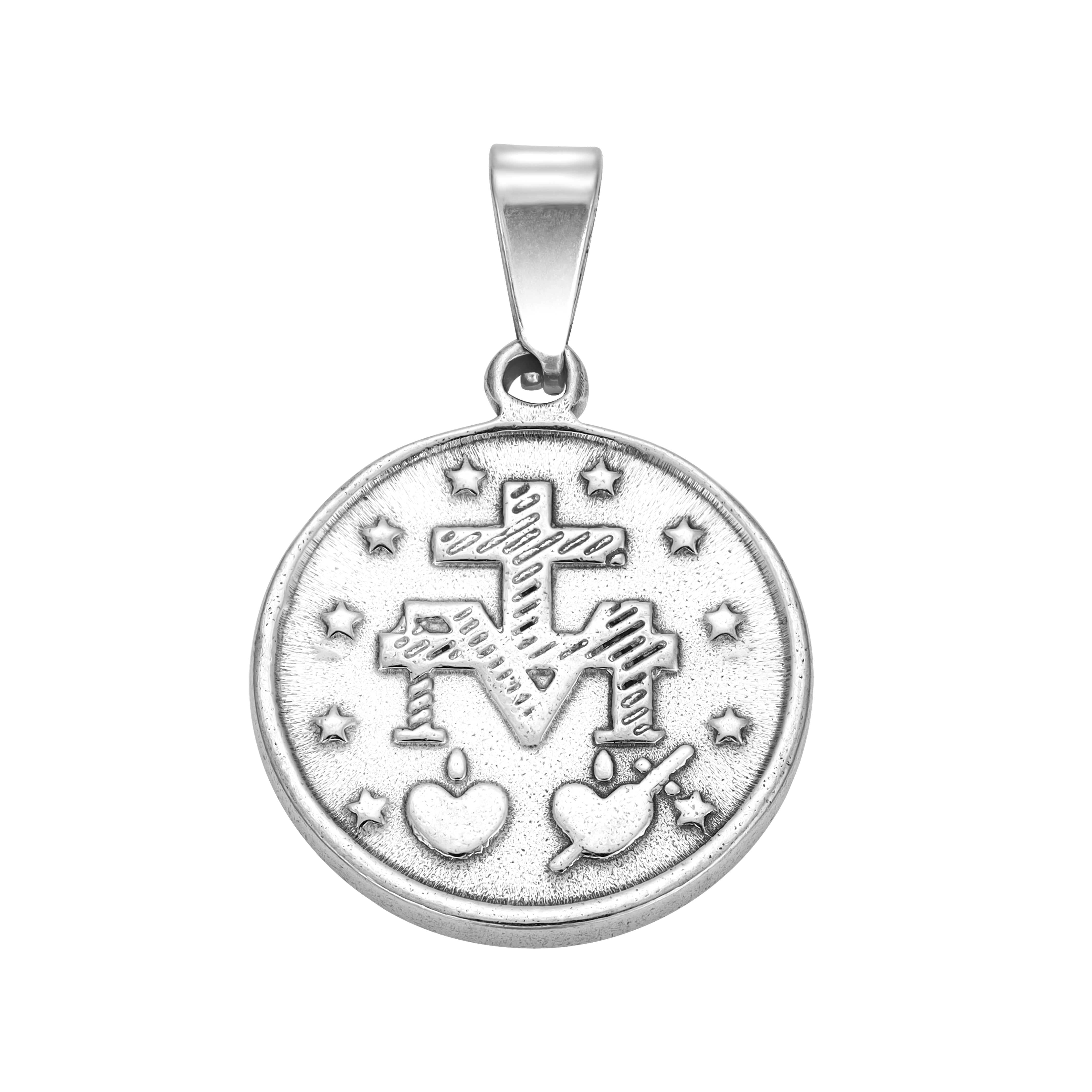 Verschiedene Anhänger aus Edelstahl Heilige Maria / Engel Talisman - Taipan Schmuck