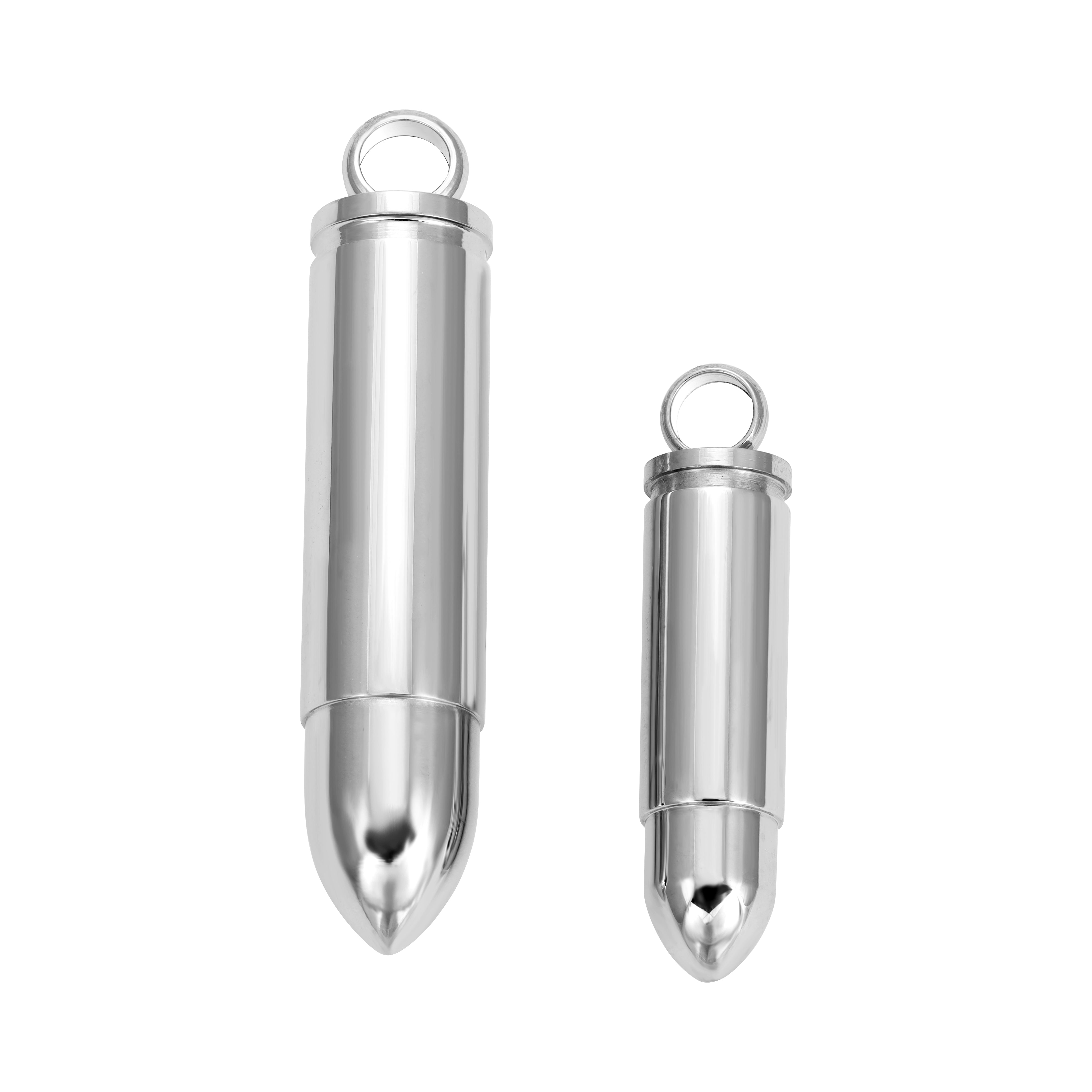 Verschiedene Anhänger aus Edelstahl 2 Bullet / Löwe Flügel / Patrone Bullet - Taipan Schmuck