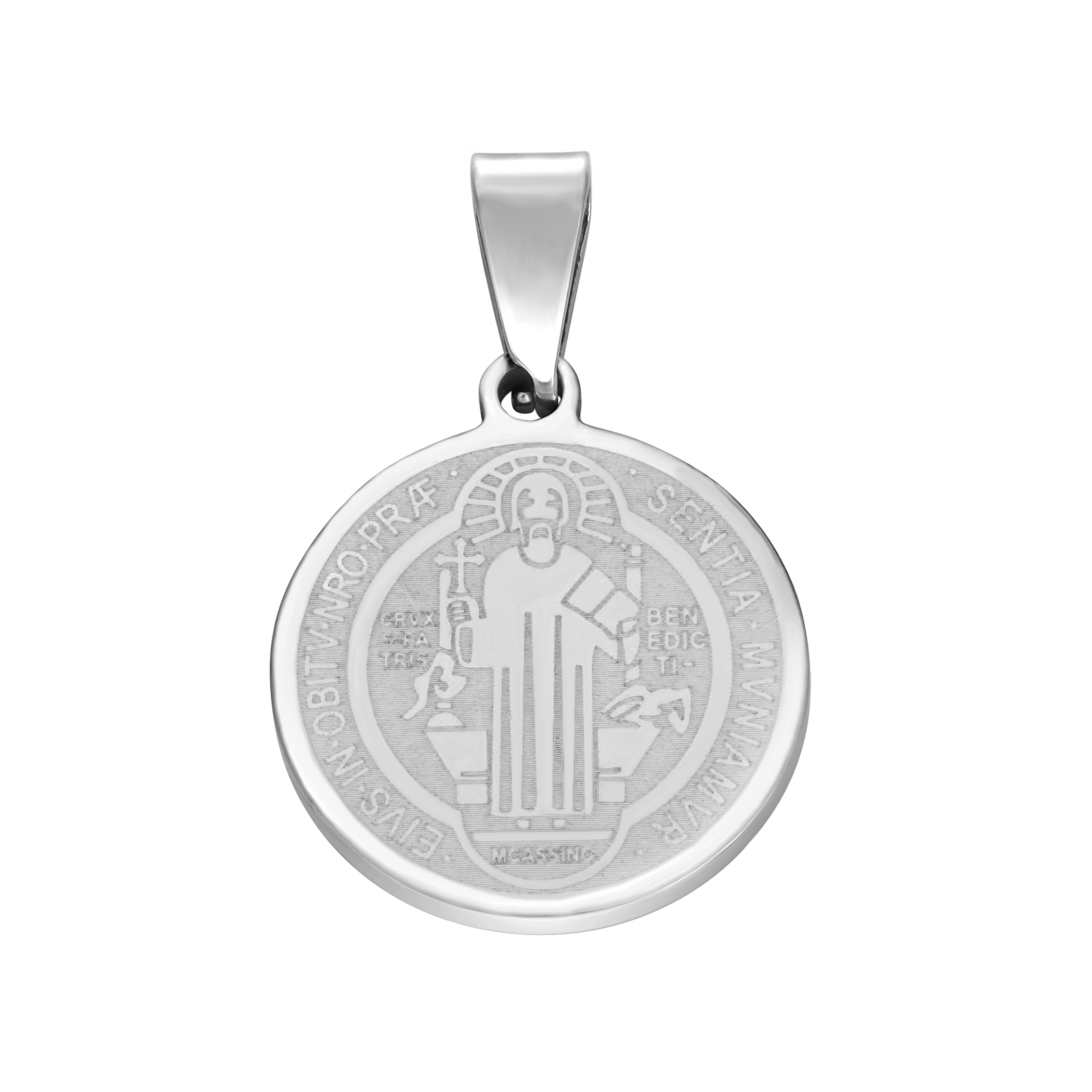 Verschiedene Kreuz Anhänger aus Edelstahl Iced Out Stil Kreuz / Heiliger Benedikt / Ankh Kreuz / Kreuz Medaillon - Taipan Schmuck