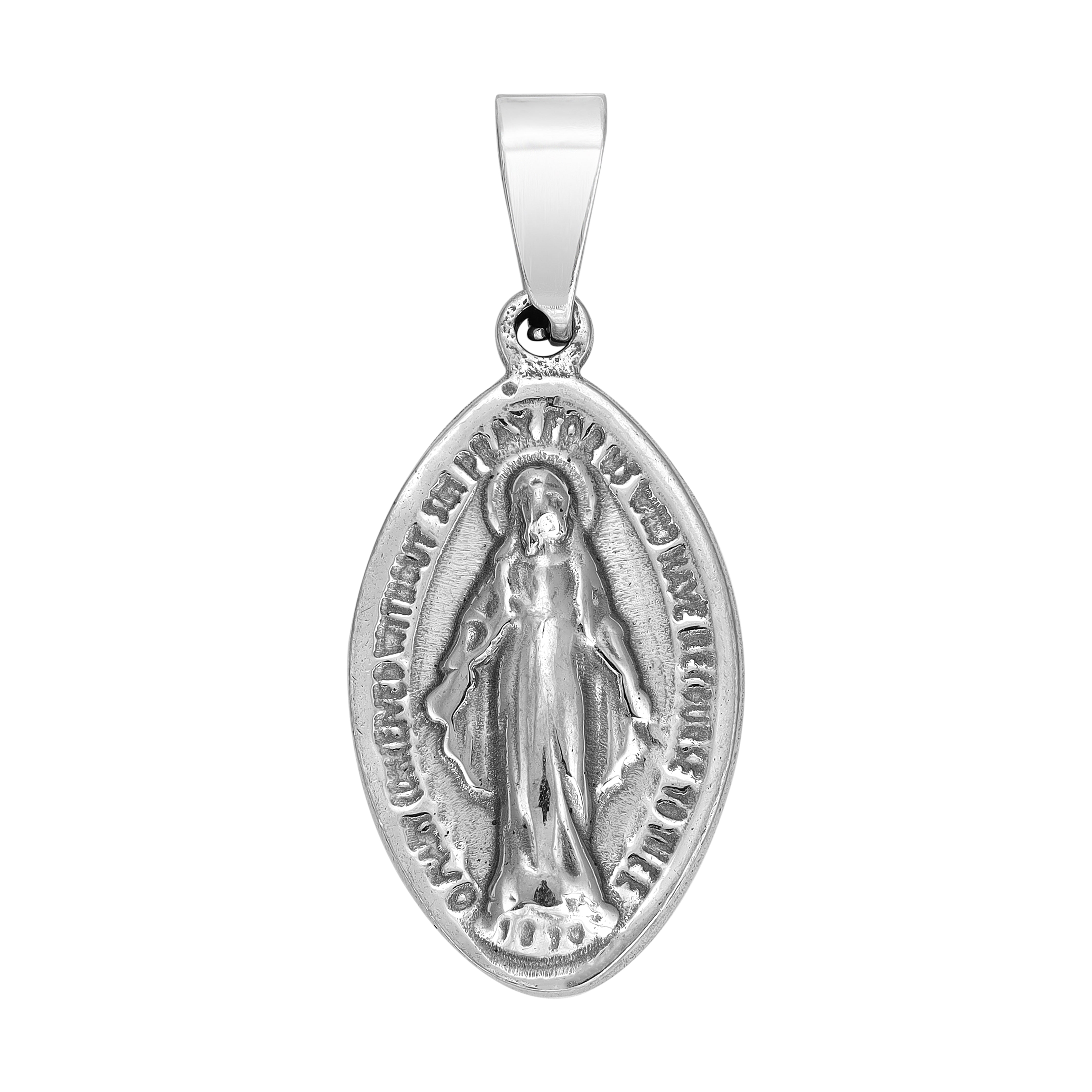 Verschiedene Anhänger aus Edelstahl Heilige Maria / Engel / Krone - Taipan Schmuck