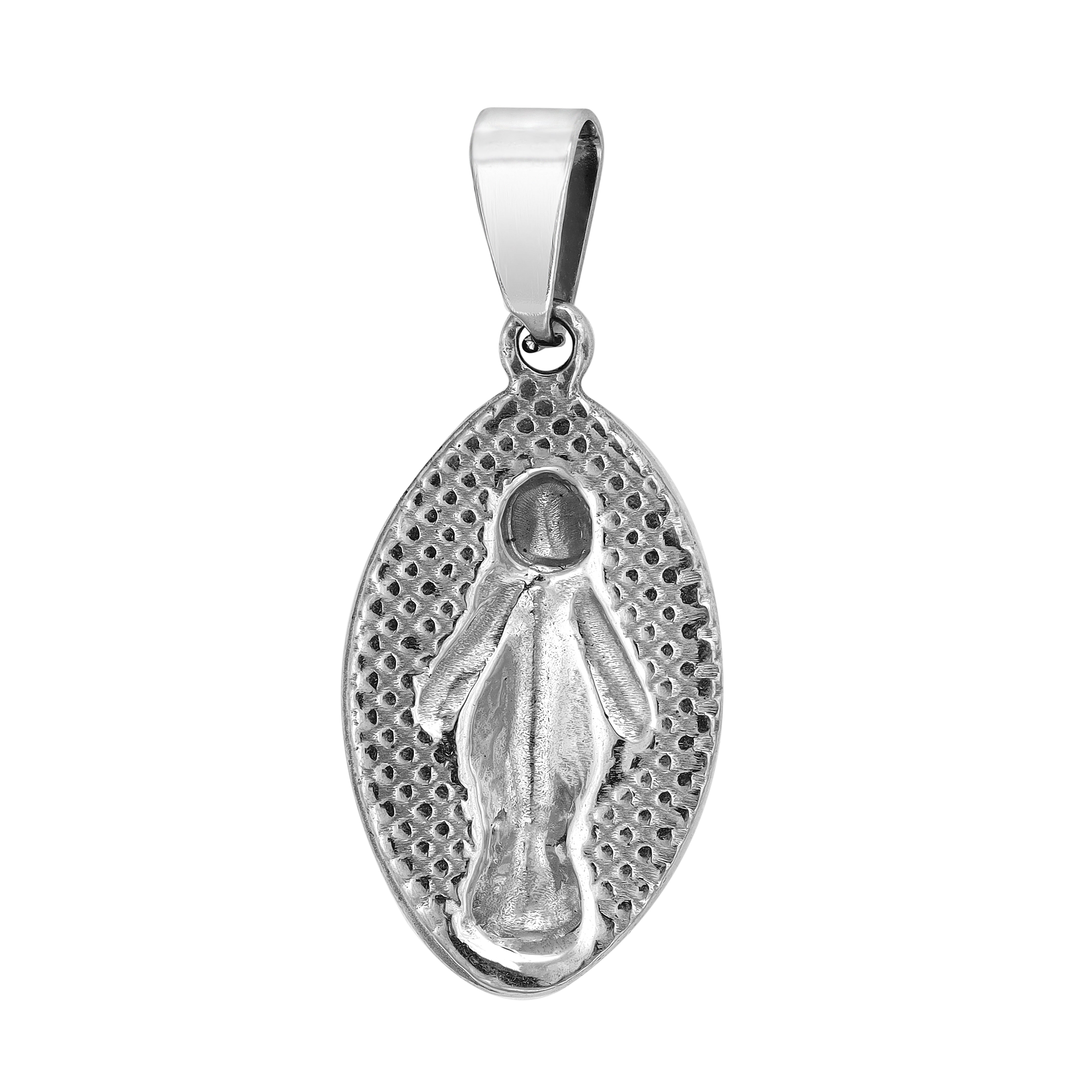 Verschiedene Anhänger aus Edelstahl Heilige Maria / Engel / Krone - Taipan Schmuck