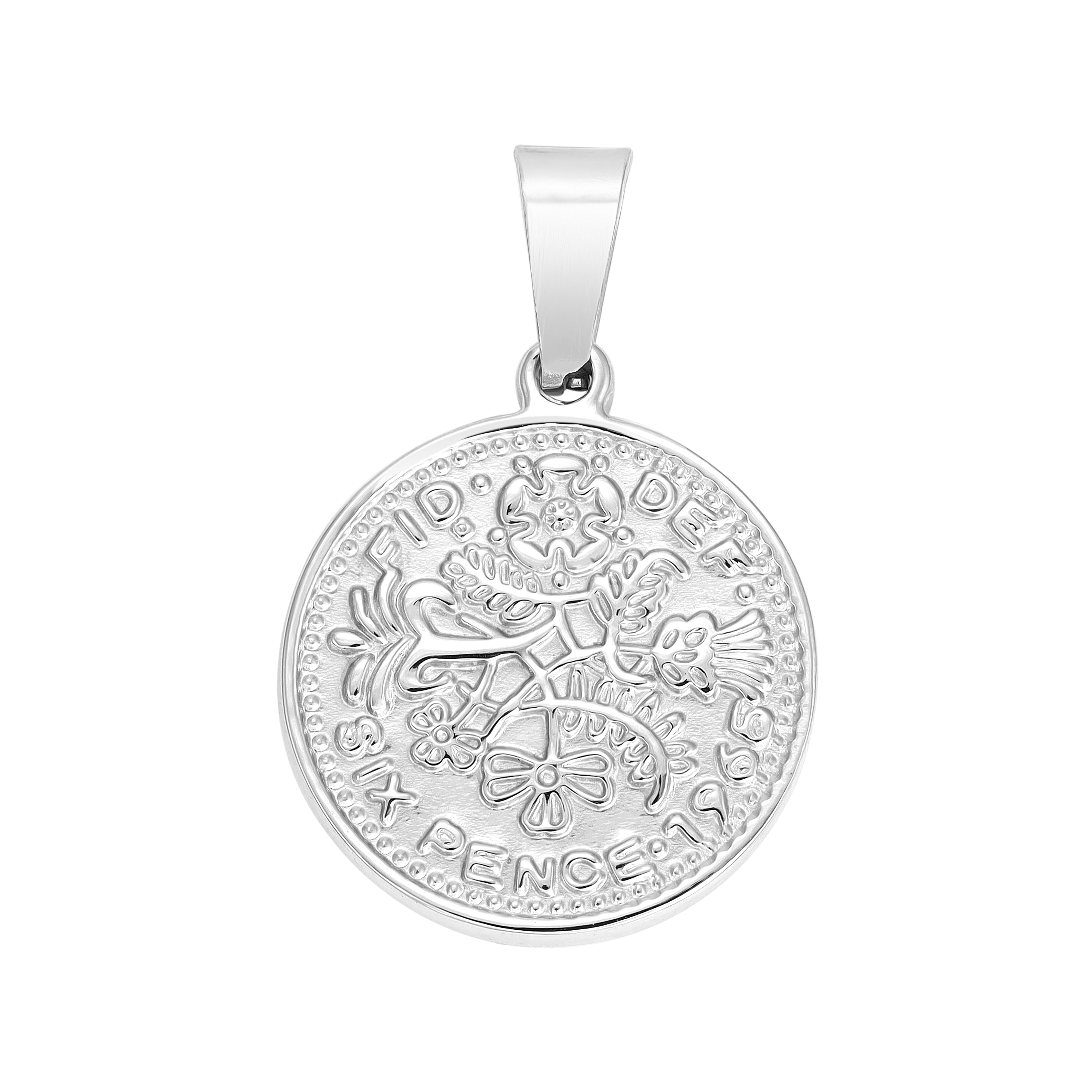 Verschiedene Anhänger aus Edelstahl Heilige Maria / Engel / Krone - Taipan Schmuck