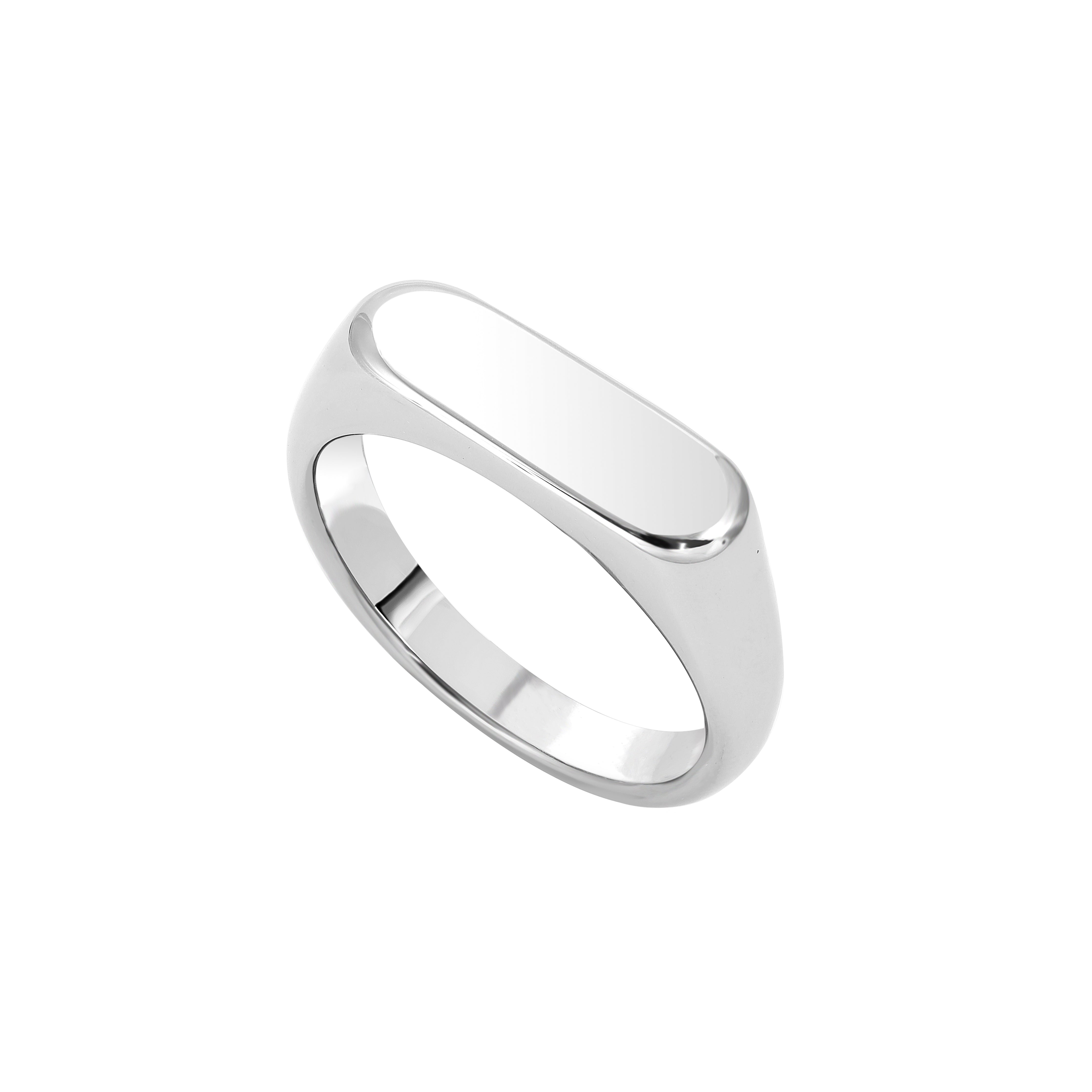Eleganter Ring Siegelring Größe 5-13 unisex aus Edelstahl - Taipan Schmuck
