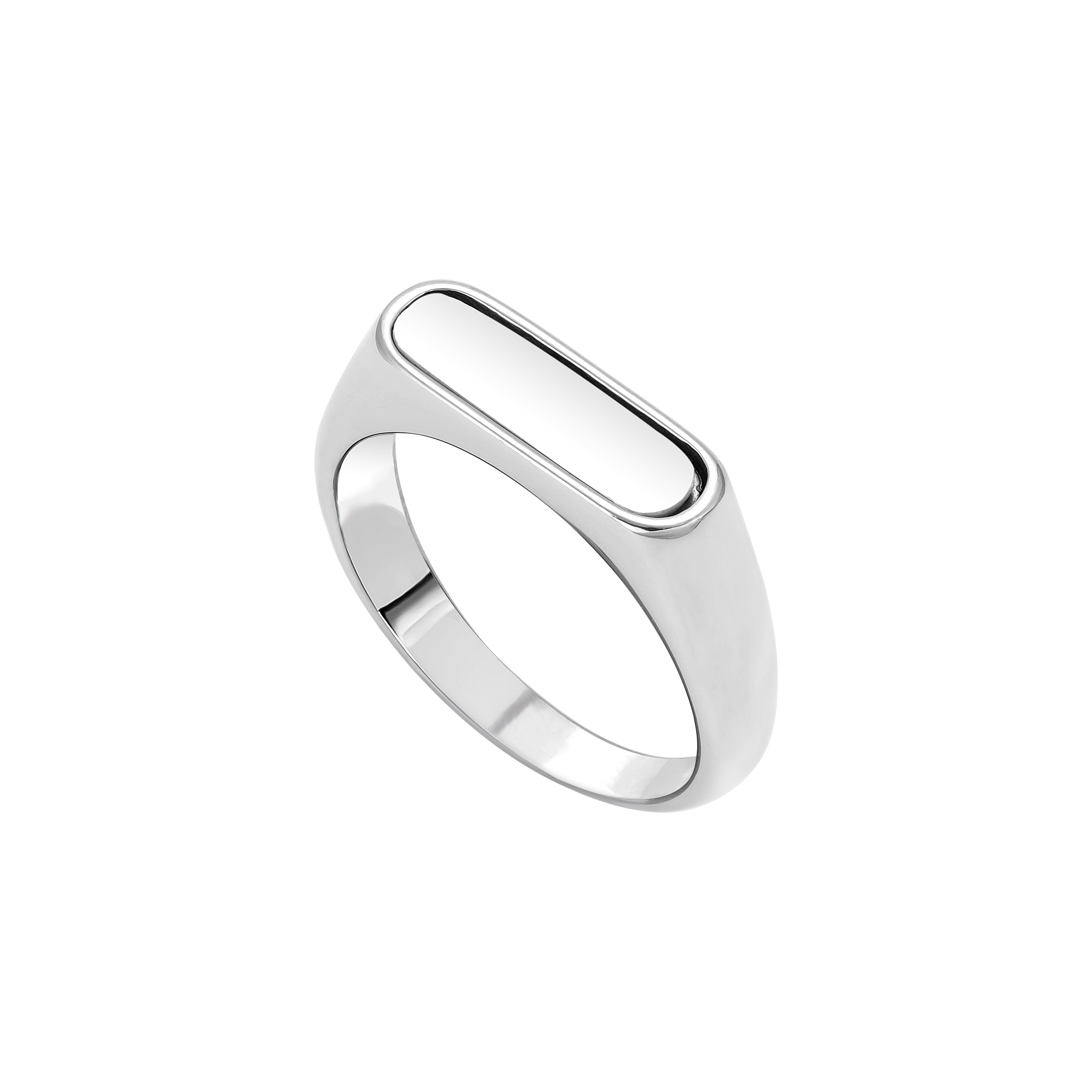 Eleganter Ring Siegelring Größe 5-13 unisex aus Edelstahl - Taipan Schmuck