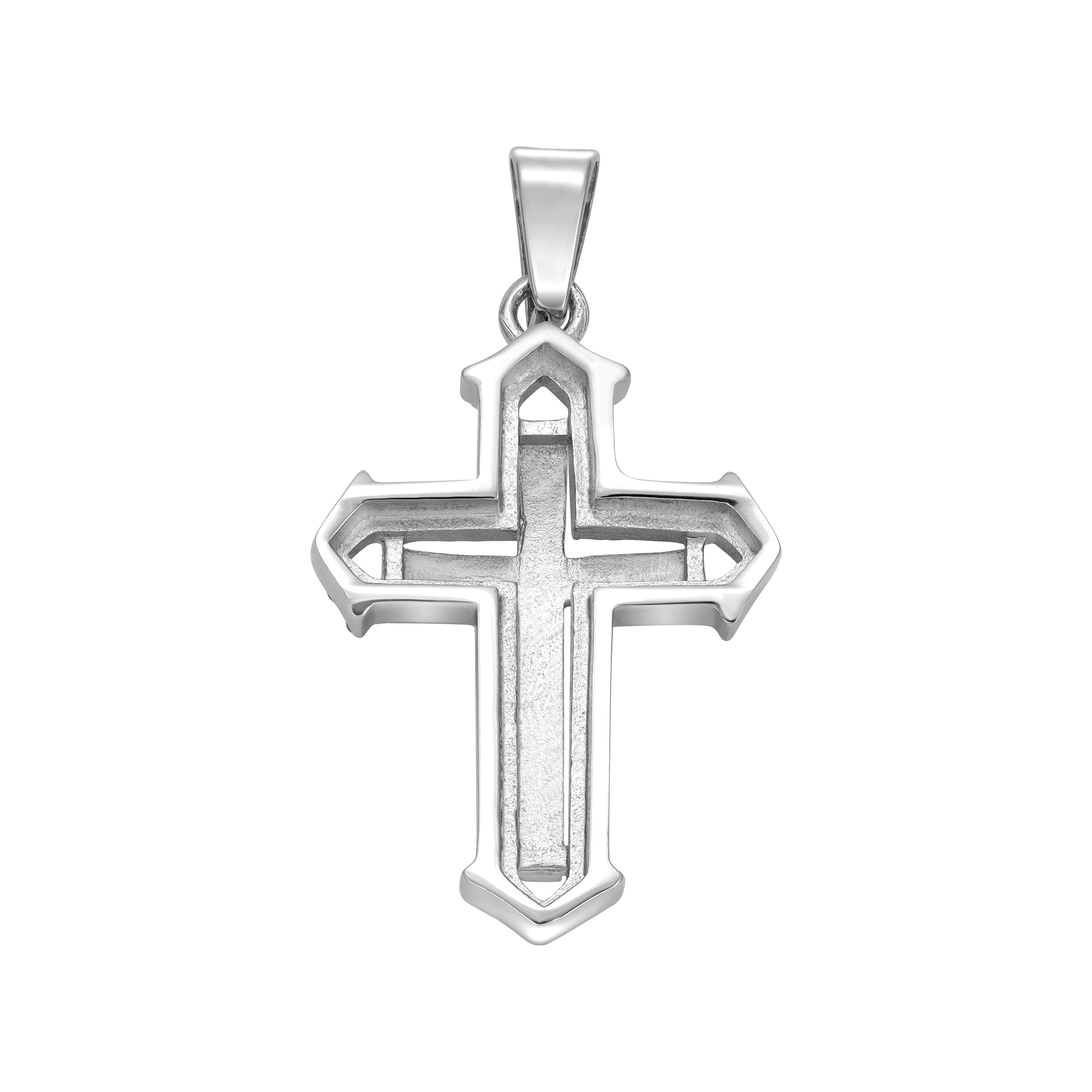Verschiedene Kreuz Anhänger aus Edelstahl Iced Out Stil Kreuz / Heiliger Benedikt / Ankh Kreuz / Kreuz Medaillon - Taipan Schmuck