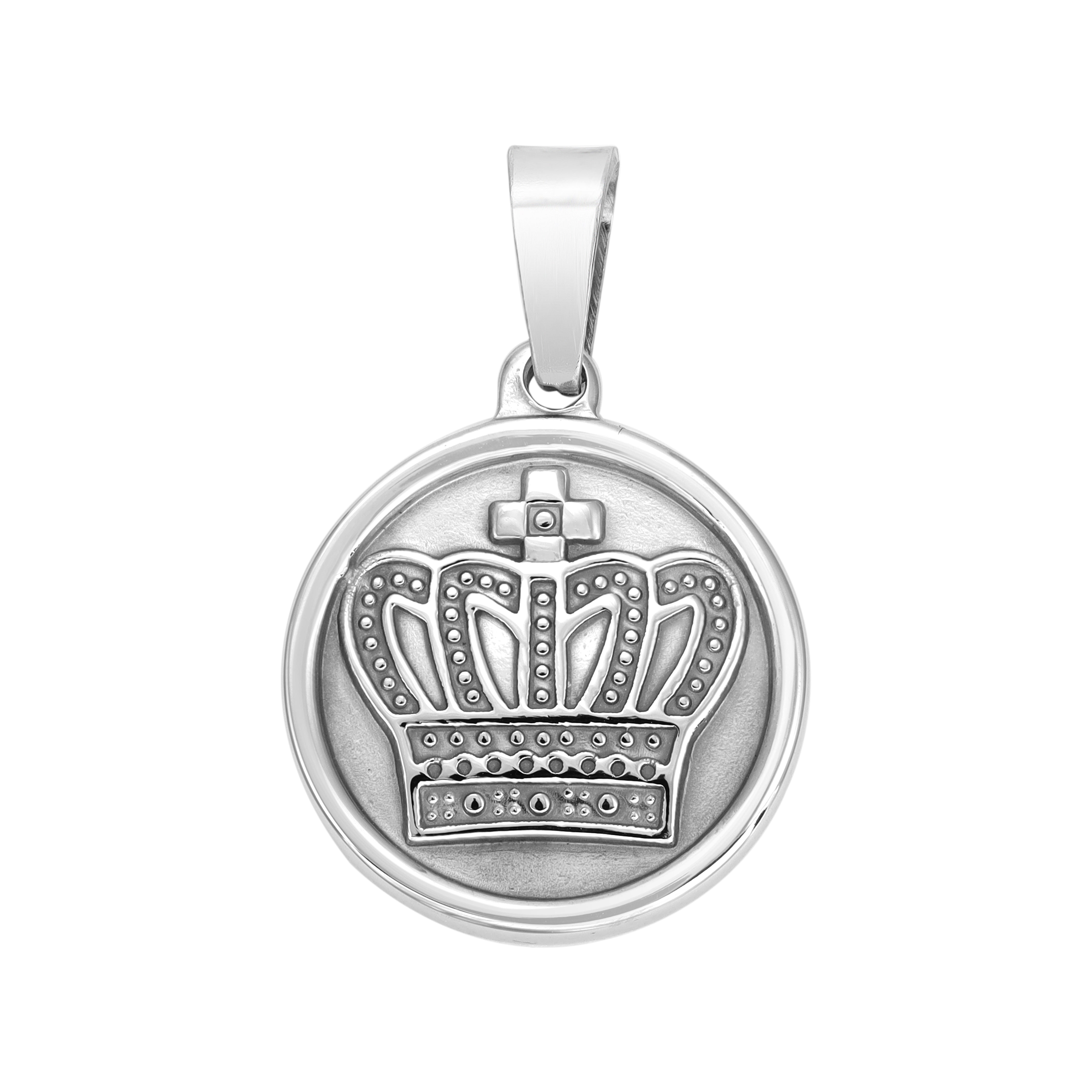 Verschiedene Anhänger aus Edelstahl Heilige Maria / Engel / Krone - Taipan Schmuck