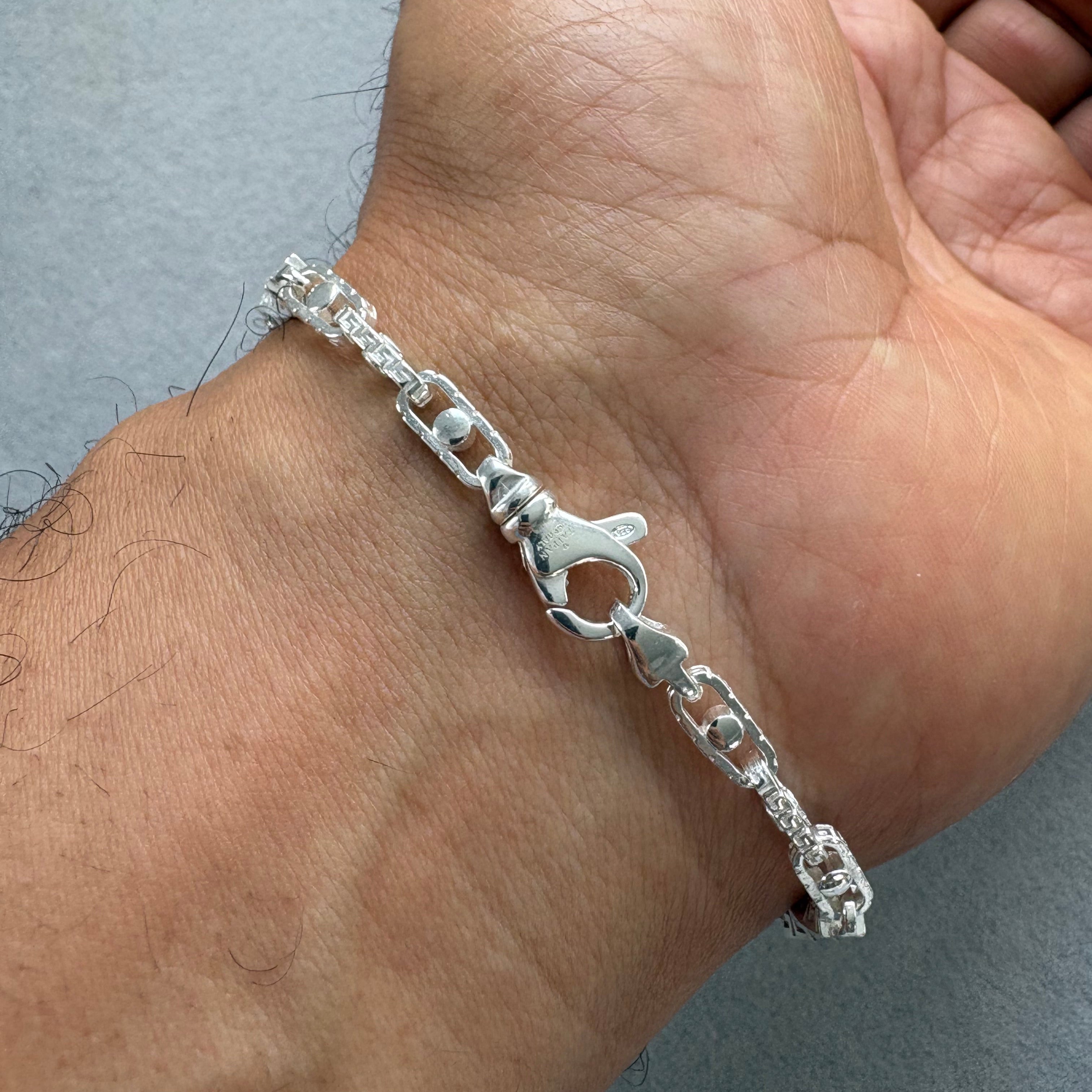 4,5mm Santorini Armband - 925 Silber