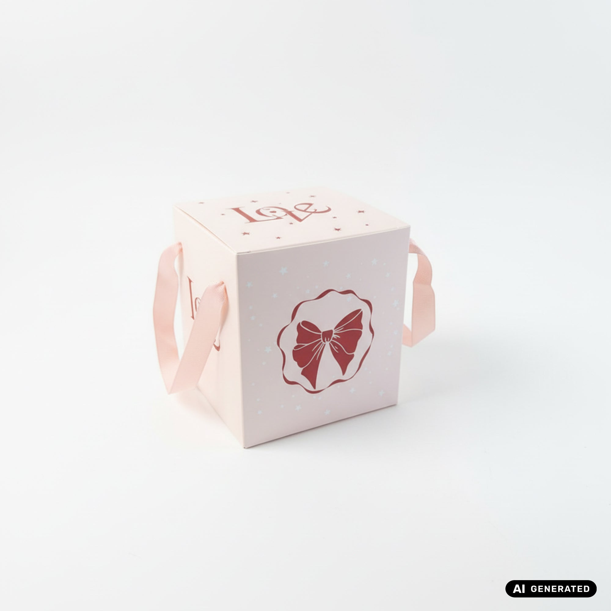Schmuckbox Geschenkbox mit Rose in rot