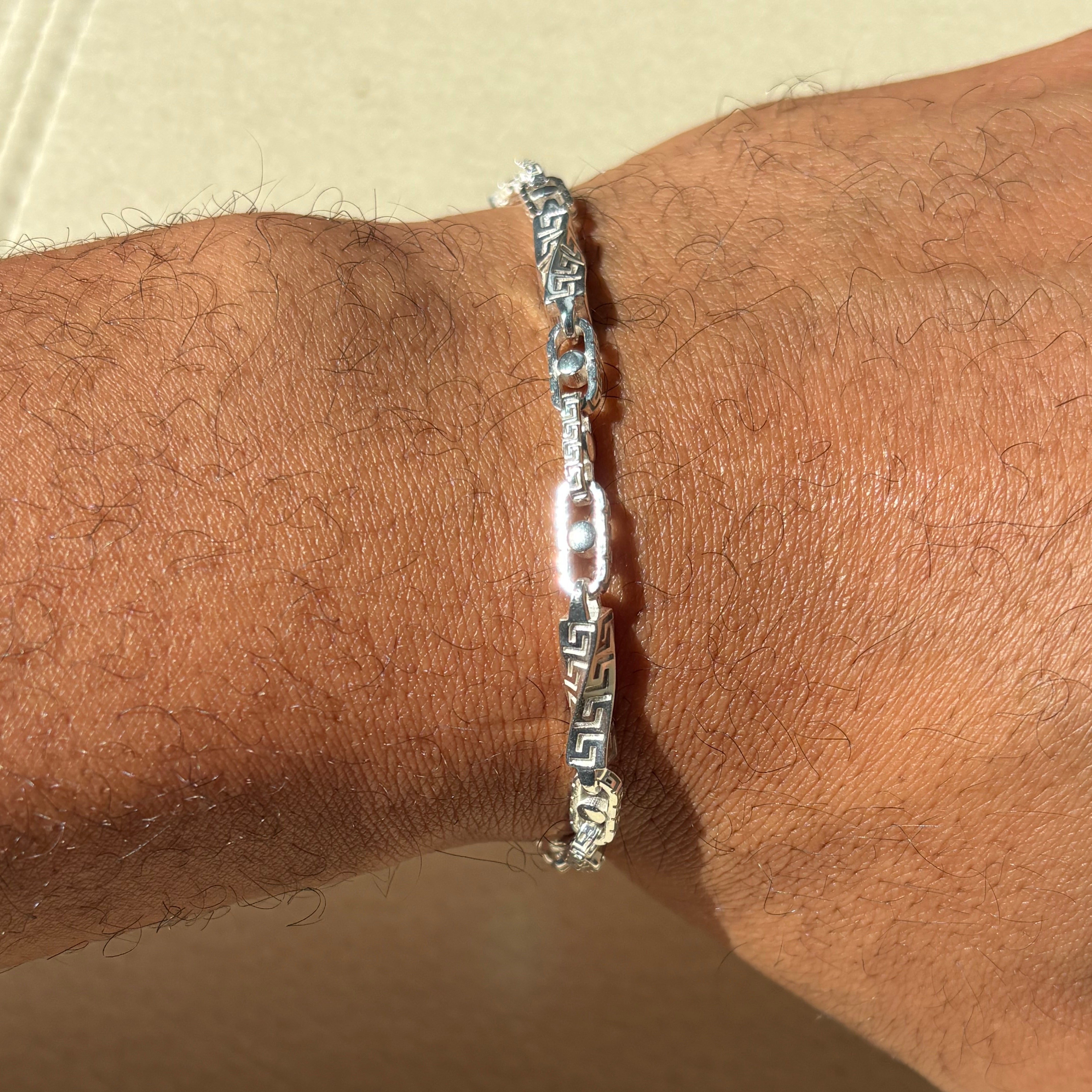 4,5mm Santorini Armband - 925 Silber
