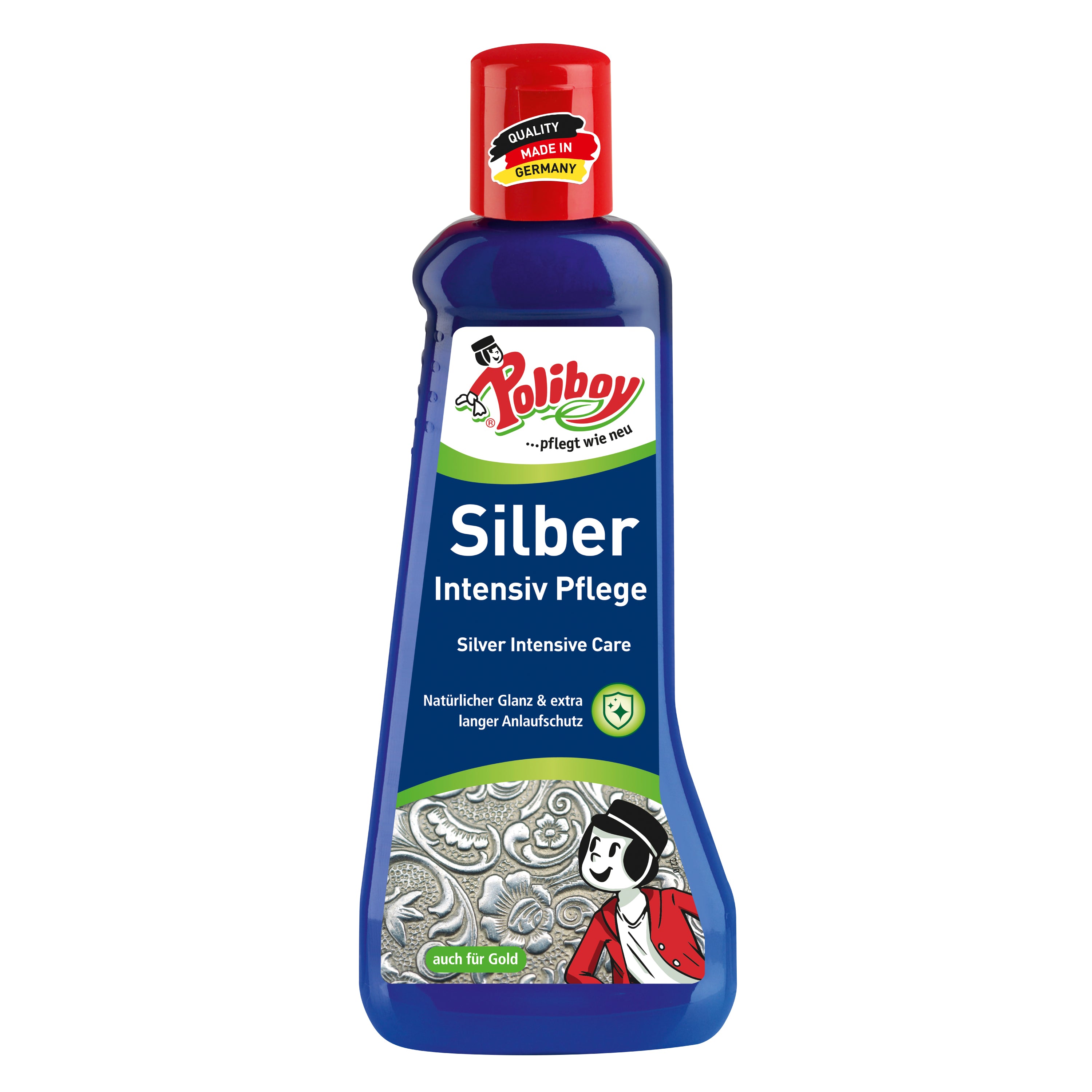 POLIBOY Silber Intensiv Pflege + 2x Putztuch - Taipan Schmuck