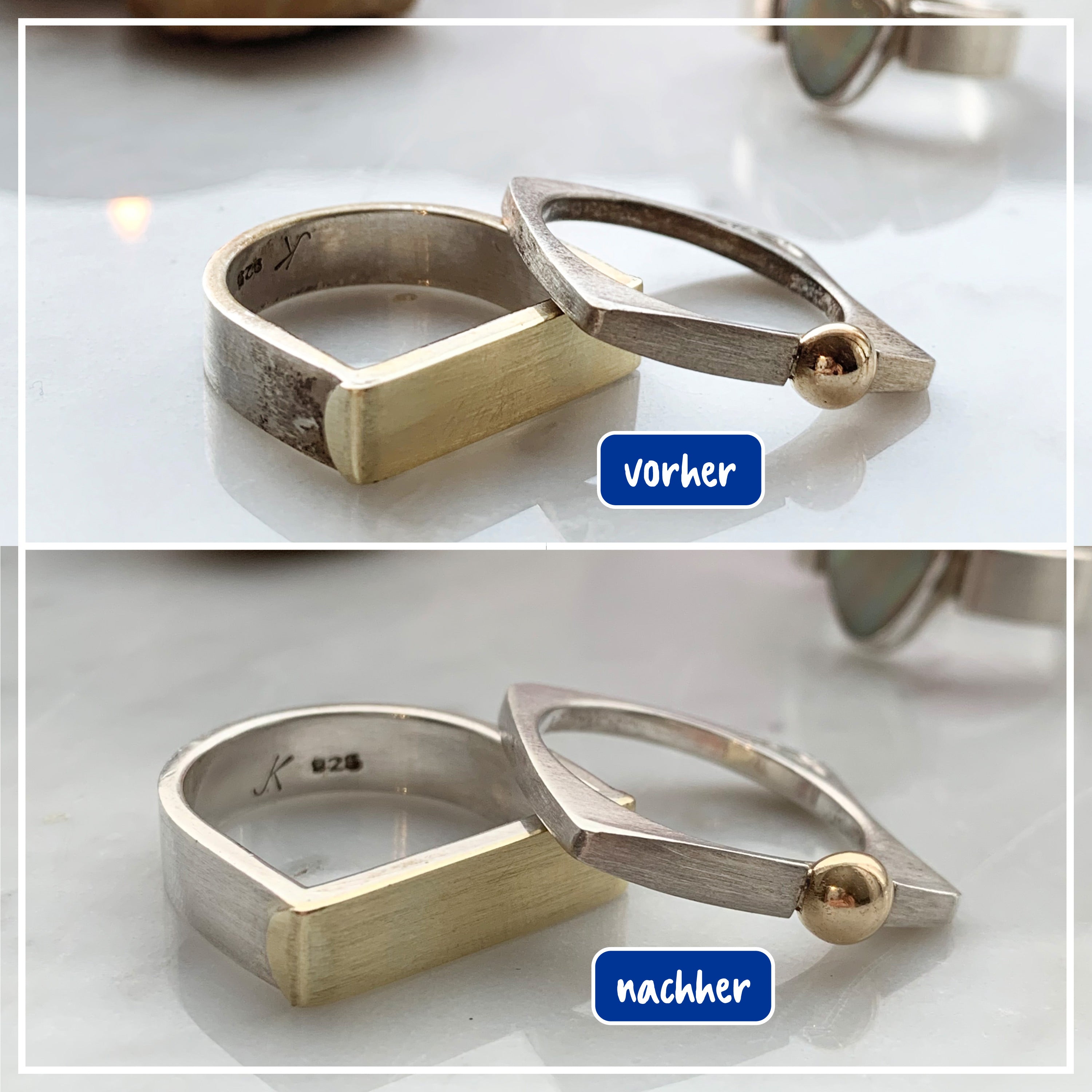 POLIBOY Silber Intensiv Pflege + 2x Putztuch - Taipan Schmuck