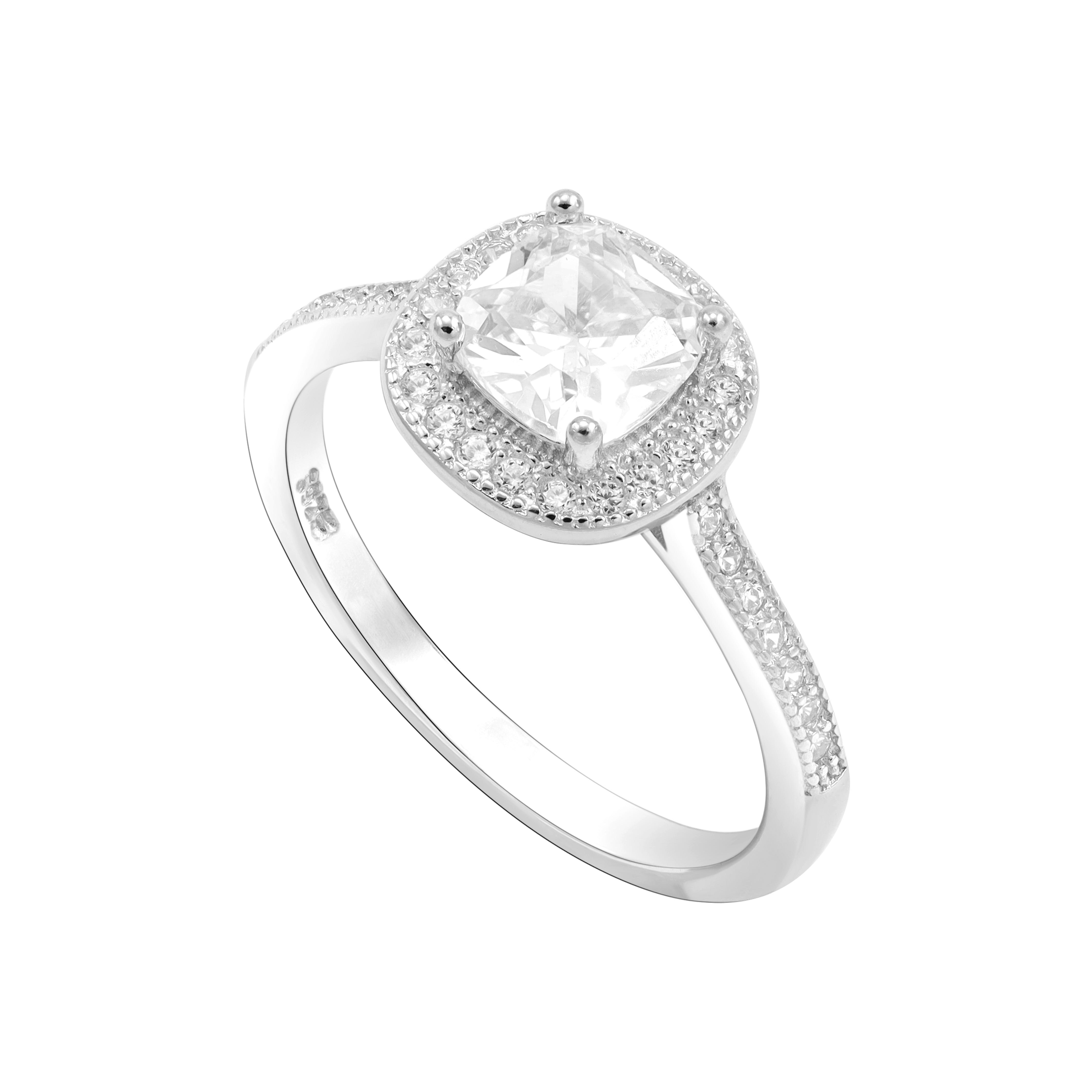 Damen Silberring Zirkonia Größe  6-8 aus 925 Sterlingsilber - Taipan Schmuck