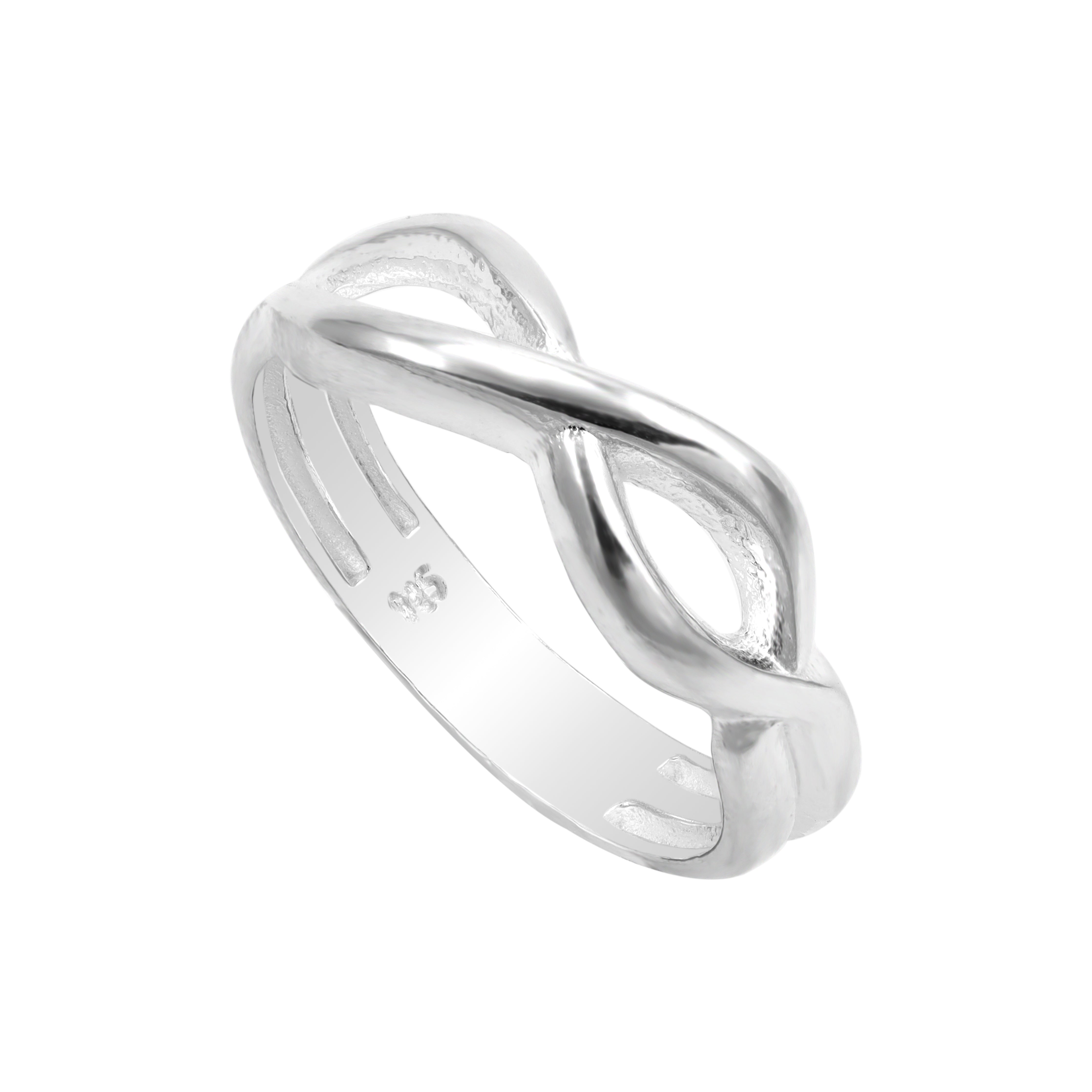 Damen Infinity Silberring Größe 6-9 aus 925 Sterlingsilber - Taipan Schmuck