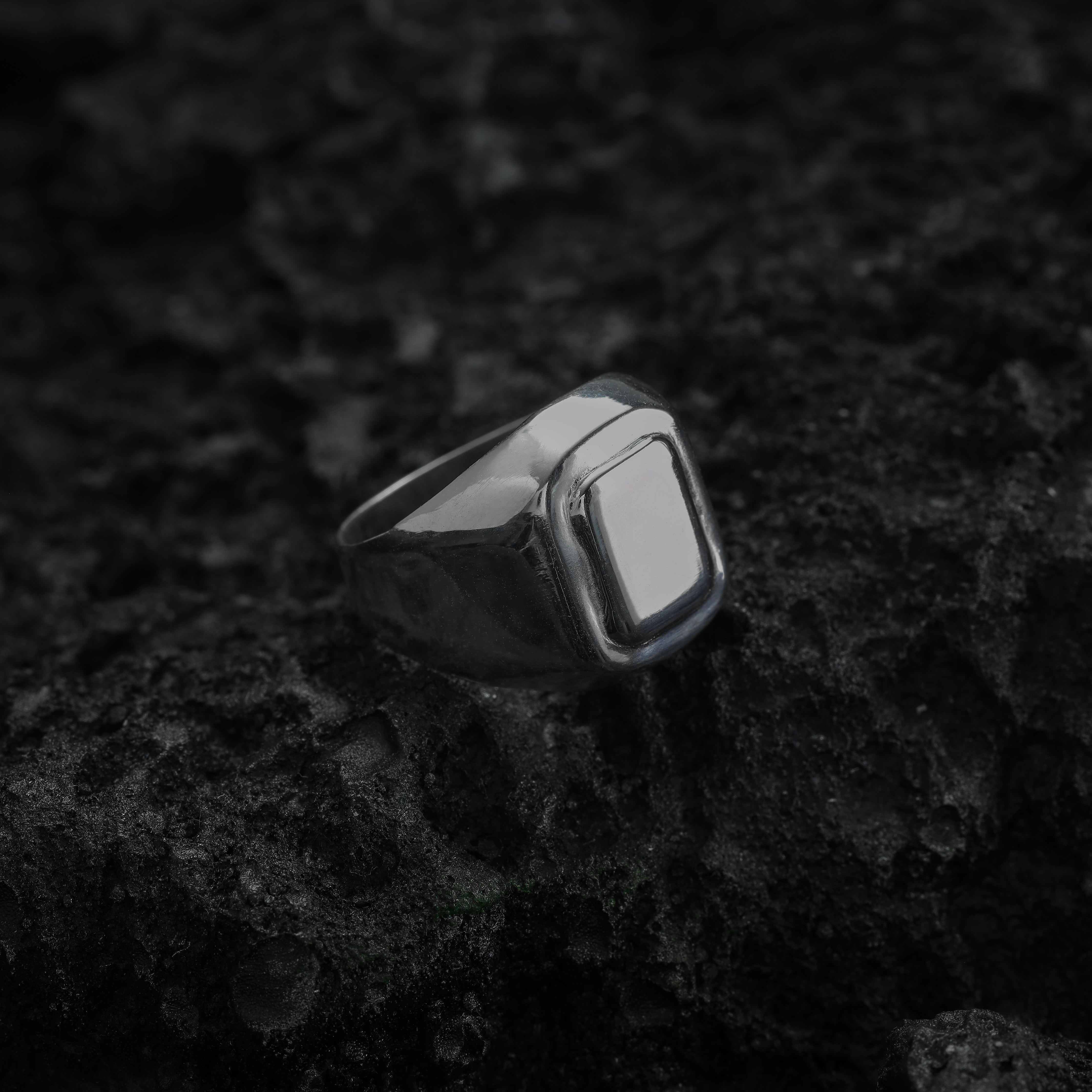 Siegelring Silberring aus 925 Sterlingsilber Größe 7-9 - Taipan Schmuck