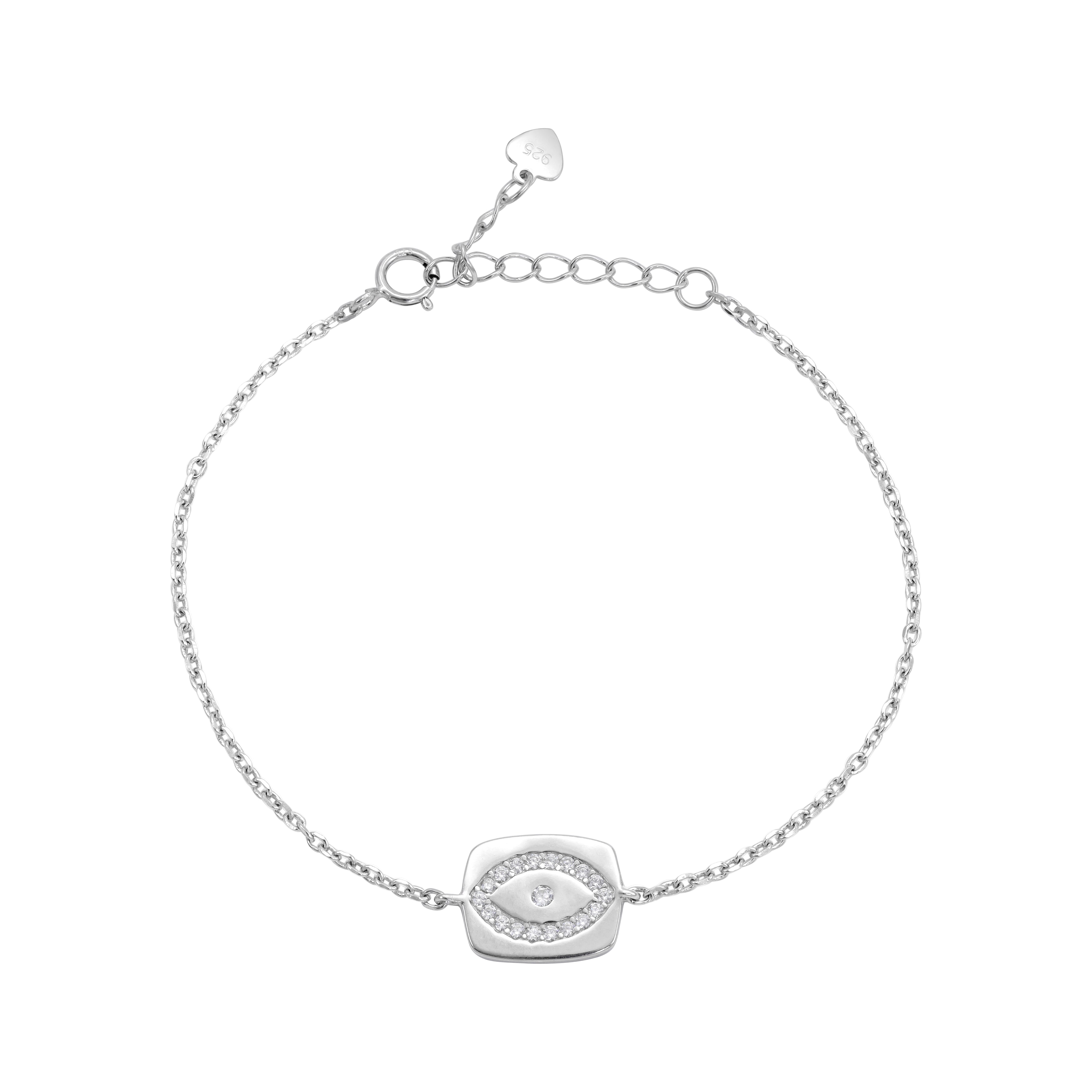 Damen Ankerkette mit Nazar Evil eye Armbänder - aus 925 Sterlingsilber - Taipan Schmuck