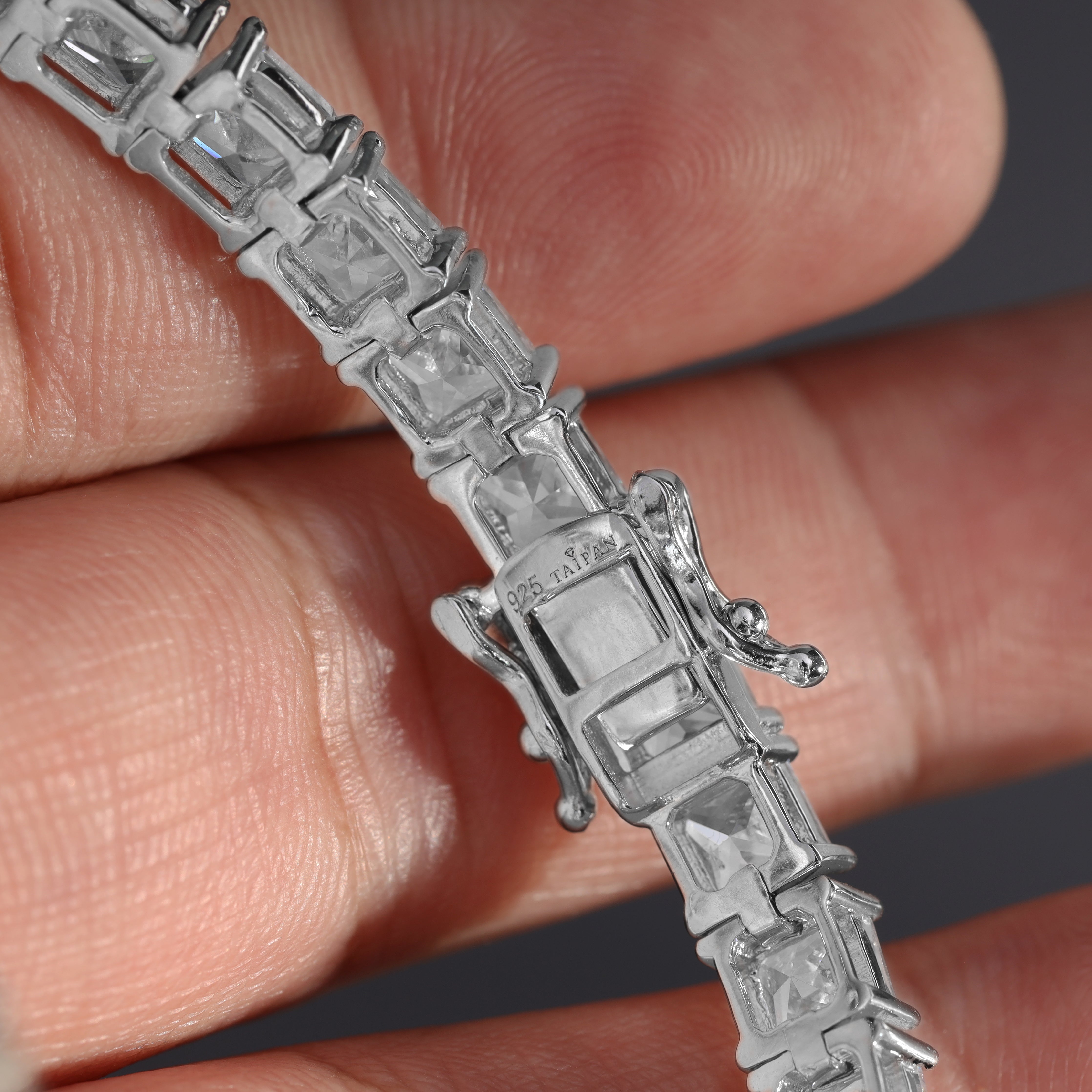 6mm Tennis Chain Armband 21cm - 925 Silber