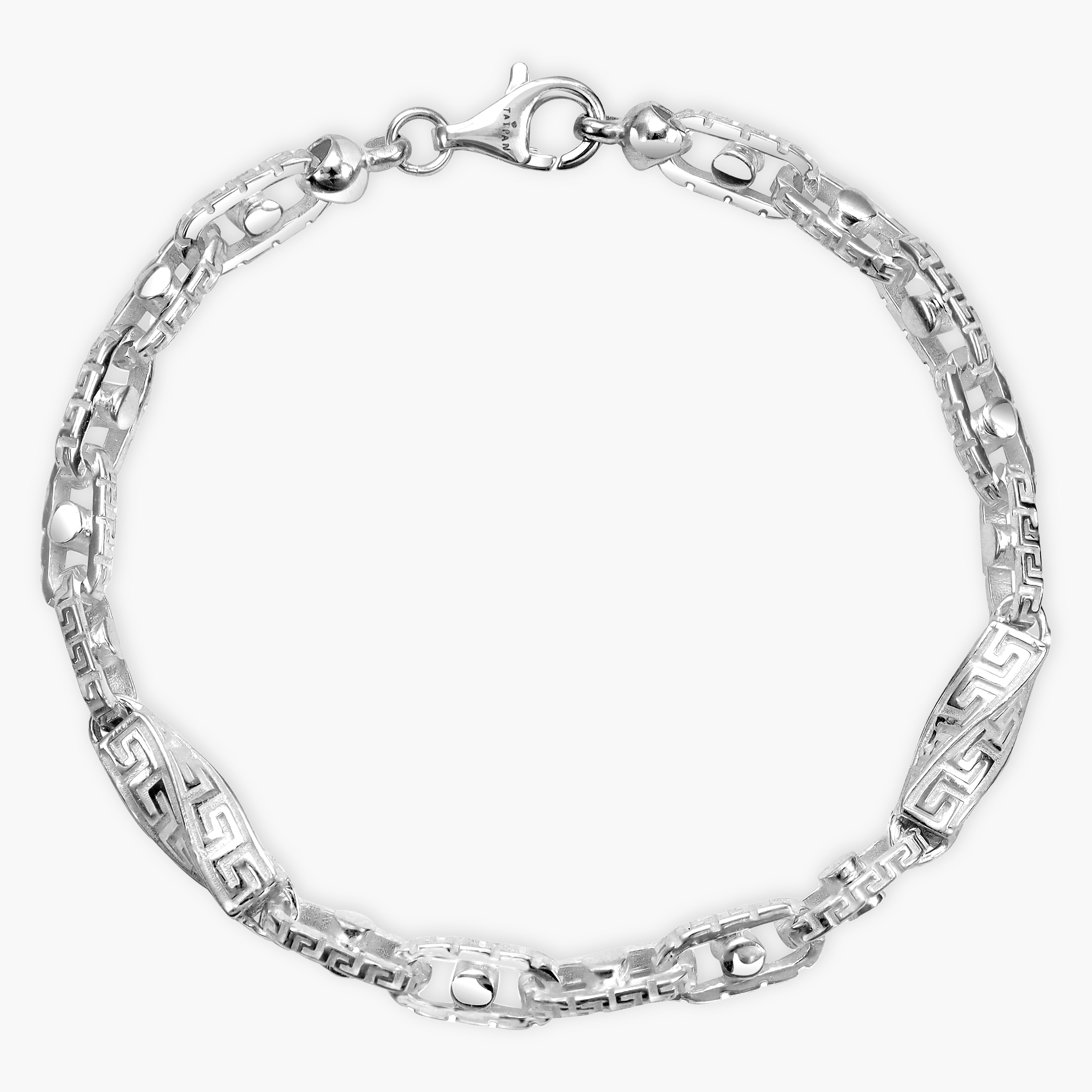 6mm Santorini Armband - 925 Silber - Taipan Schmuck