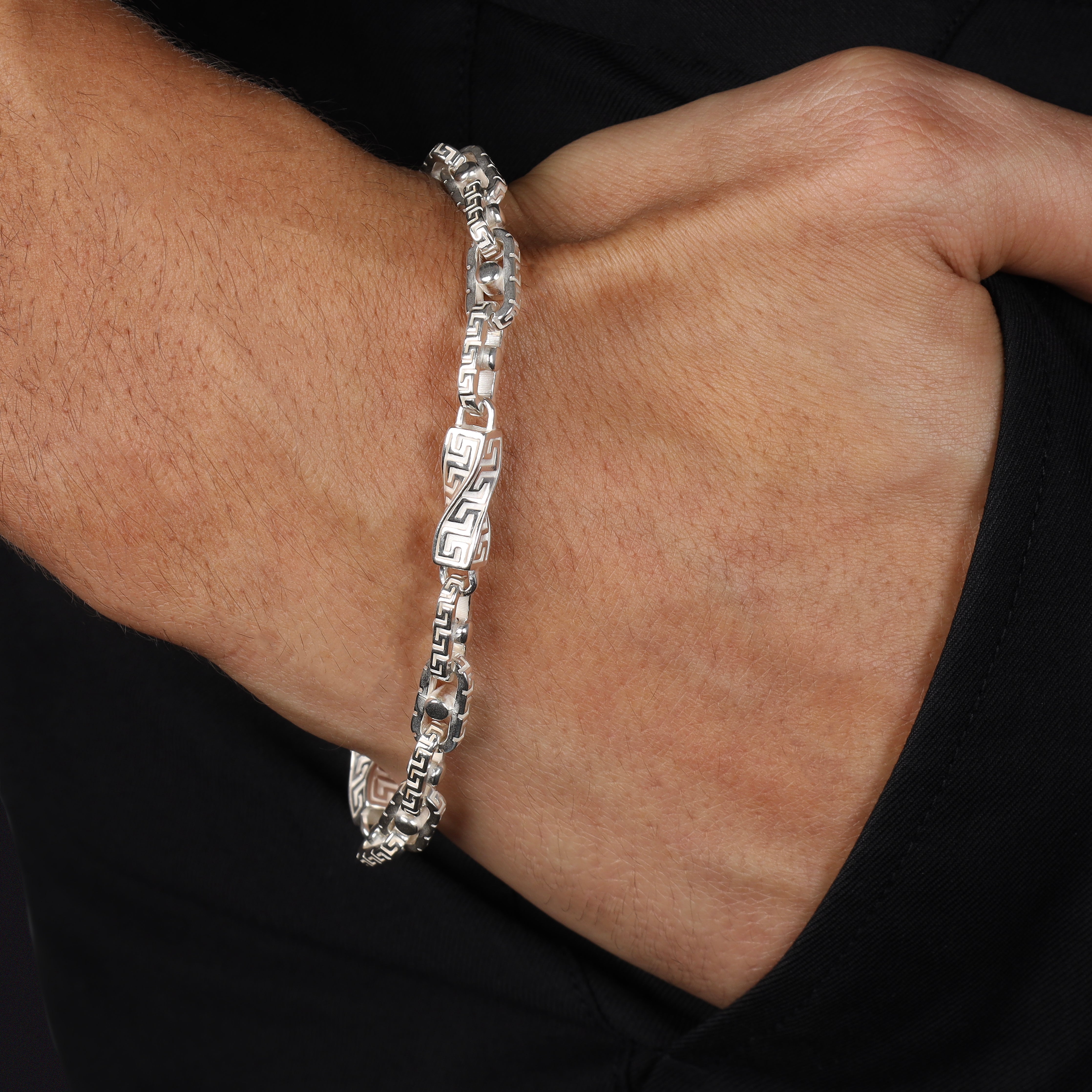 Santorini Armband 6mm - 925 Silber - Taipan Schmuck