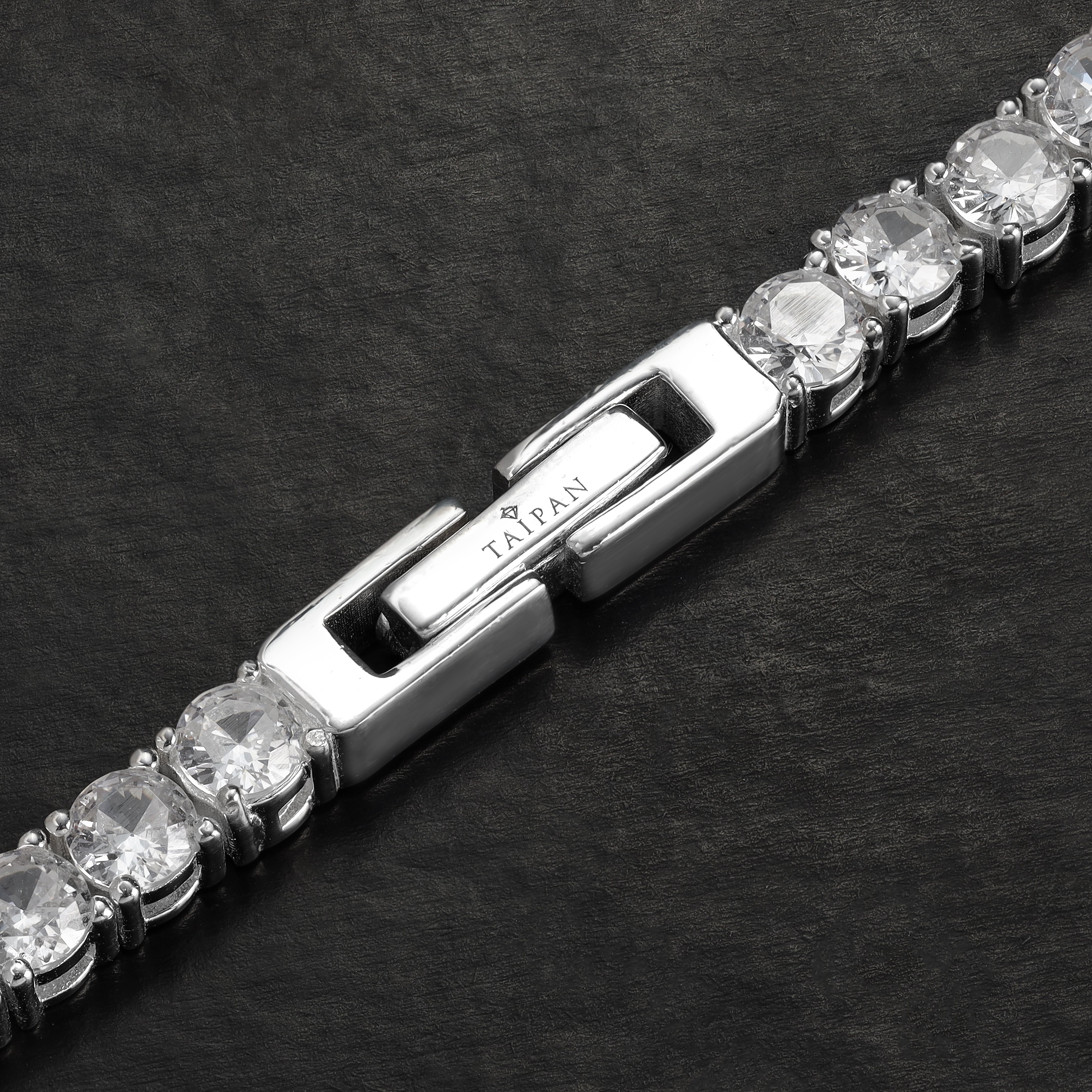 4mm Tennis chain bracelet Armband - 925 Sterlingsilber - Taipan Schmuck
