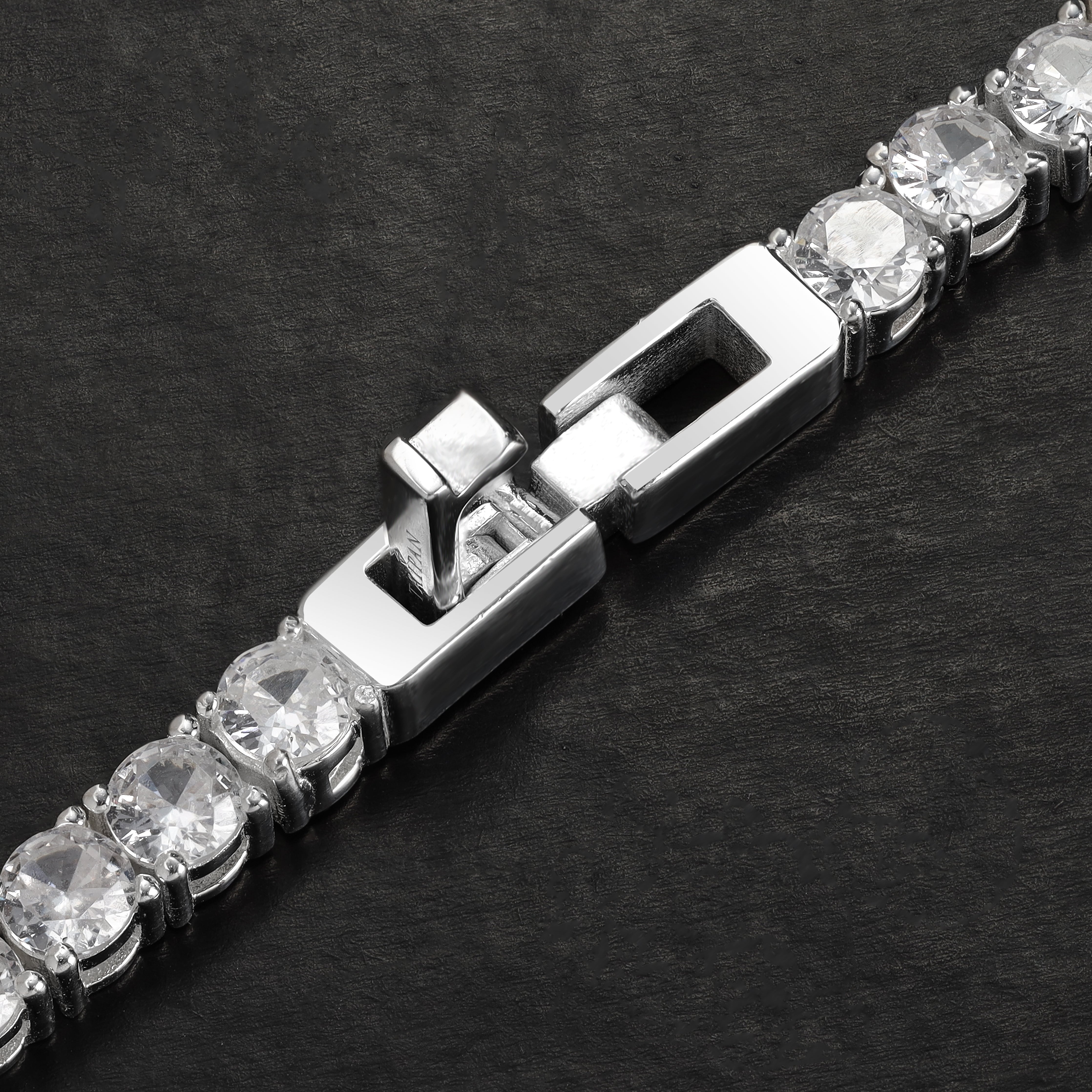 4mm Tennis chain bracelet Armband - 925 Sterlingsilber - Taipan Schmuck