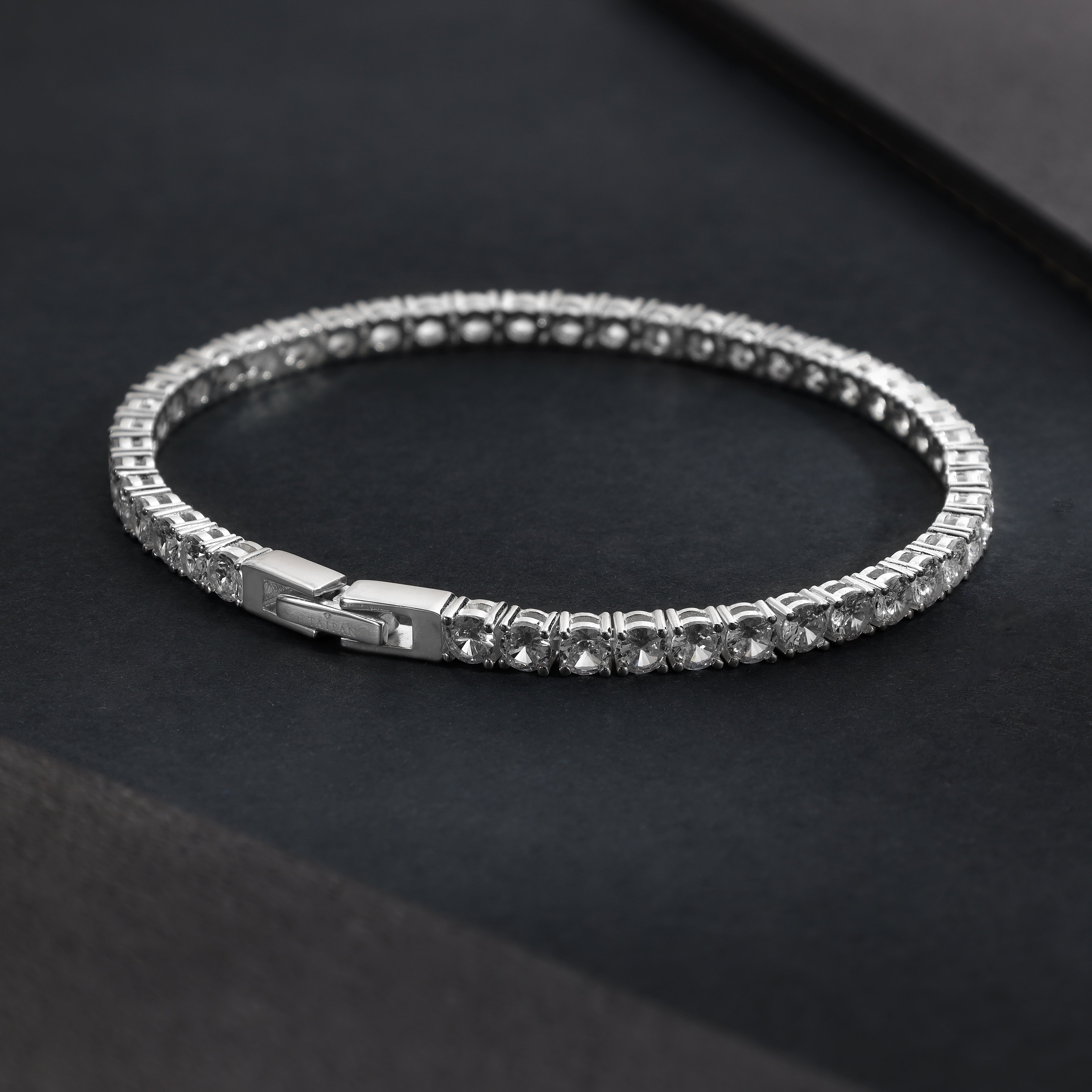 4mm Tennis chain bracelet Armband - 925 Sterlingsilber - Taipan Schmuck