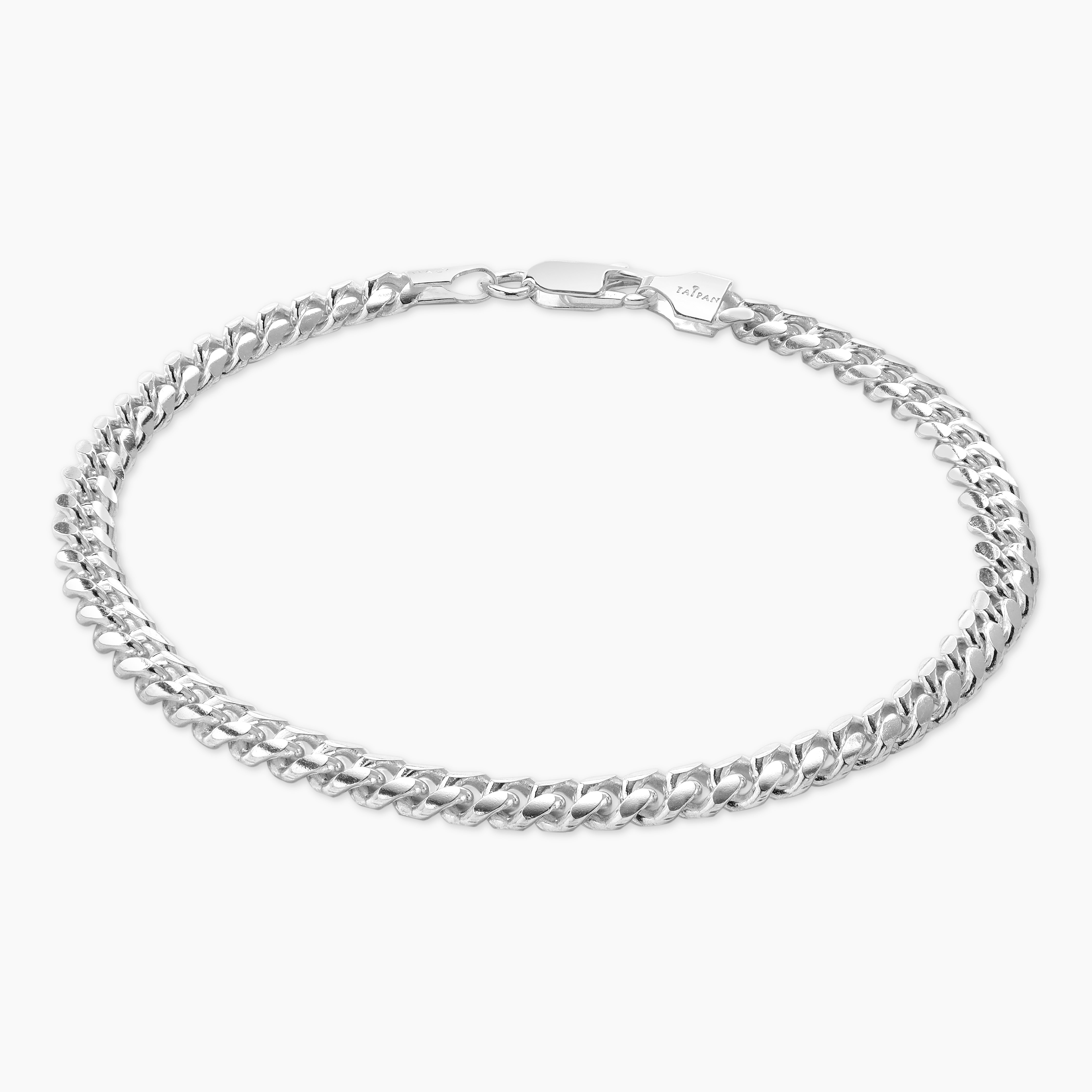 5mm Miami Cuban Link Armband Panzerkette - 925 Silber - Taipan Schmuck