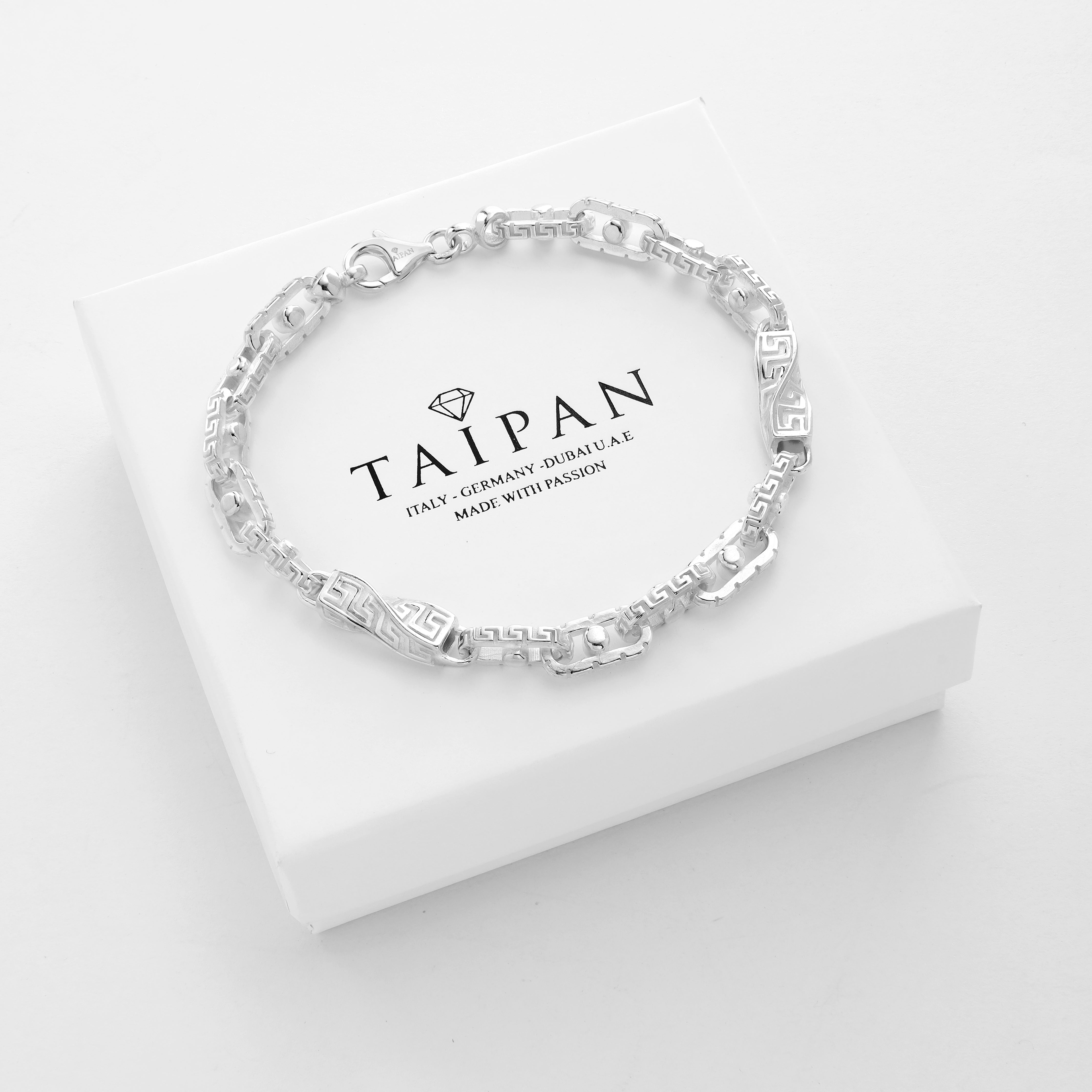 Santorini Armband 6mm - 925 Silber - Taipan Schmuck