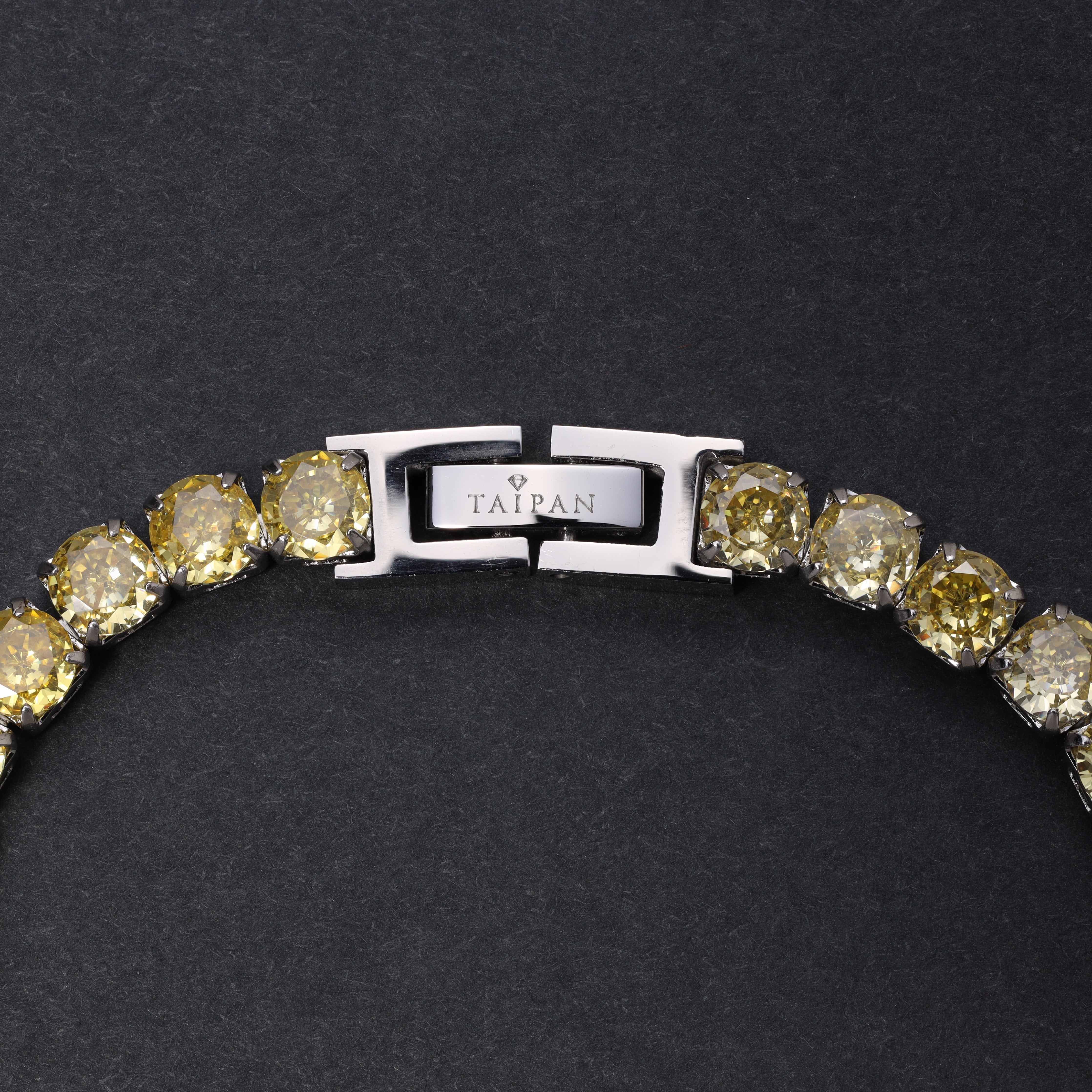 5mm Tennis Chain Armband Gold / Gelb aus Edelstahl VVS - Taipan Schmuck