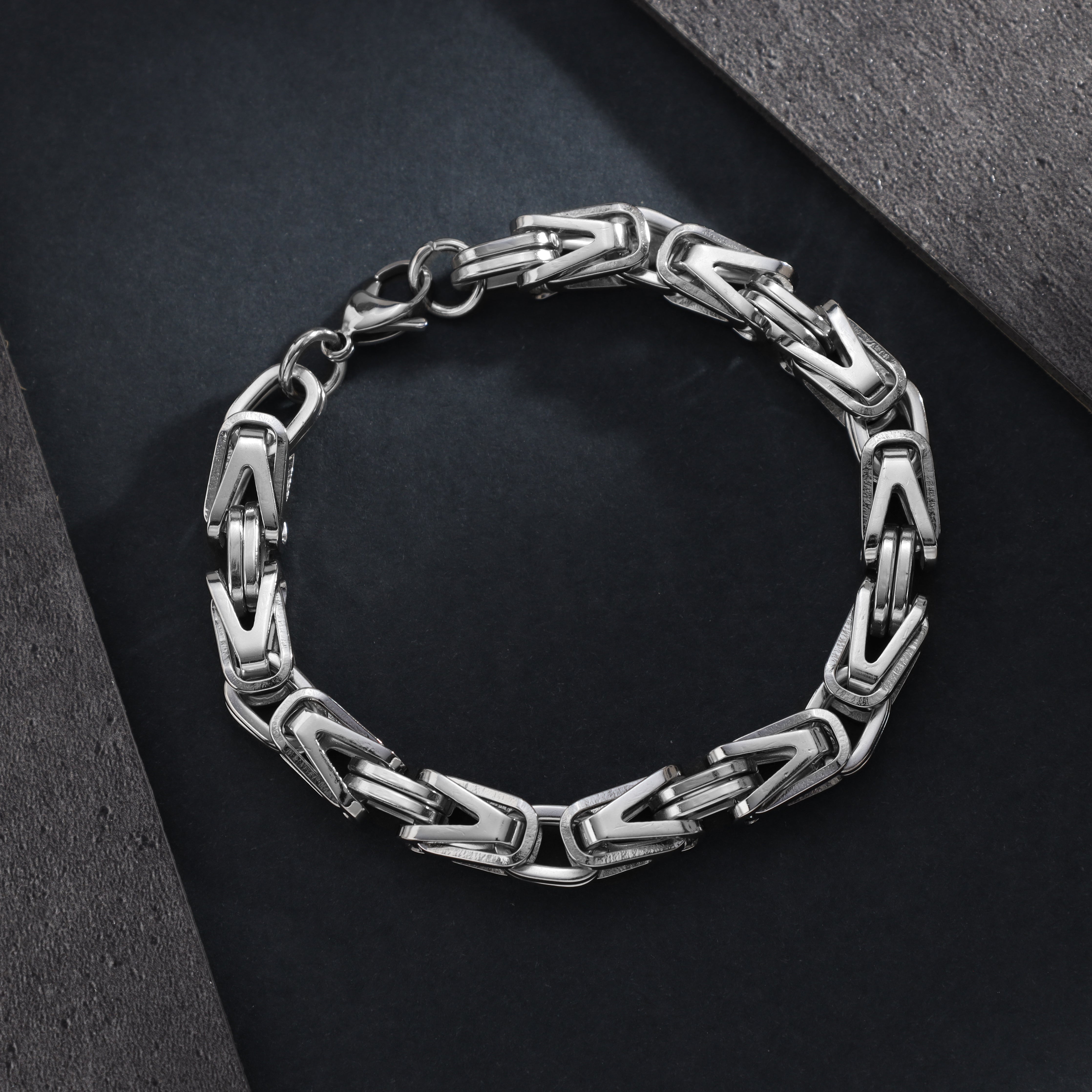 8mm Königskette Armband aus Edelstahl - Taipan Schmuck