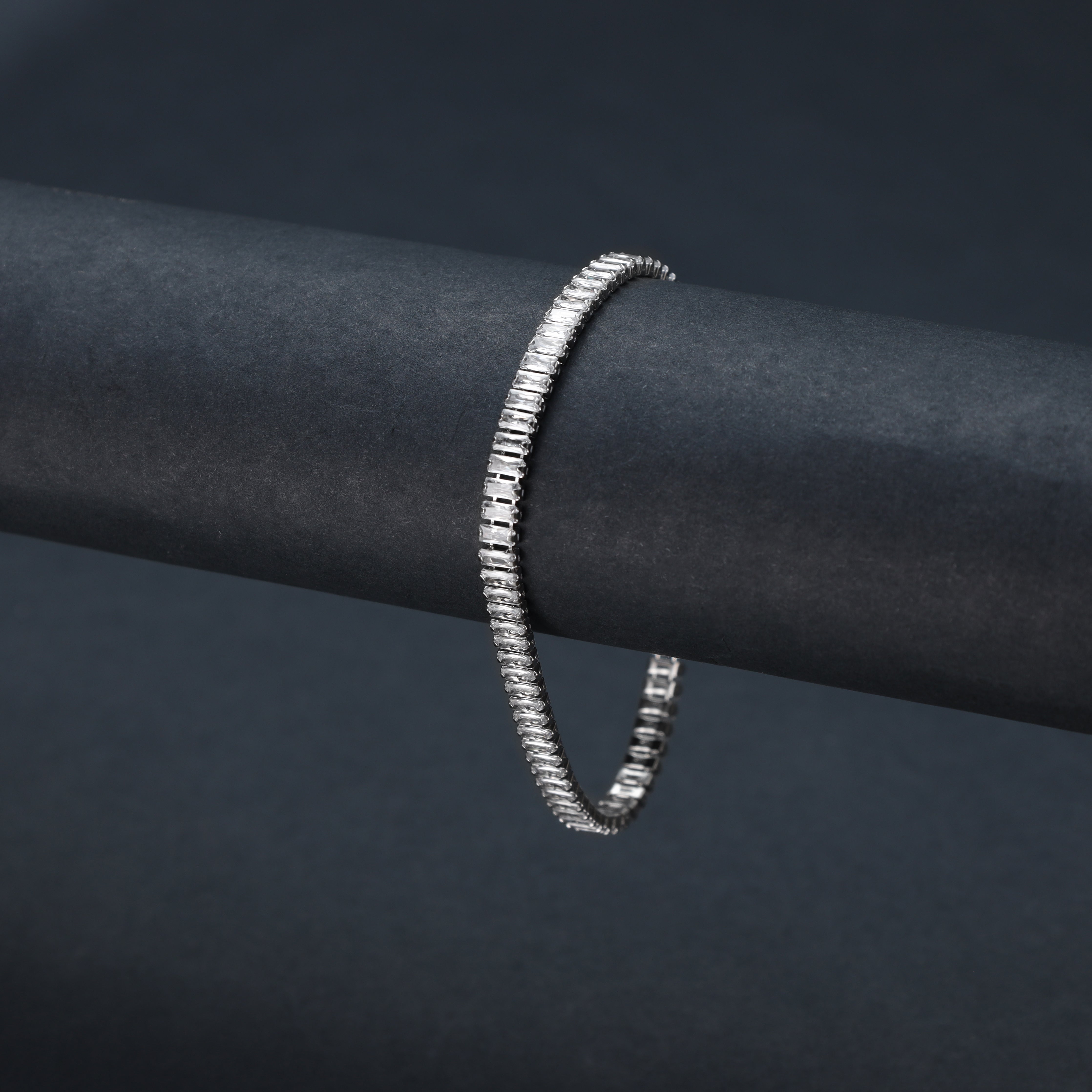 4,5mm Tennis Chain Armband aus Edelstahl - Taipan Schmuck