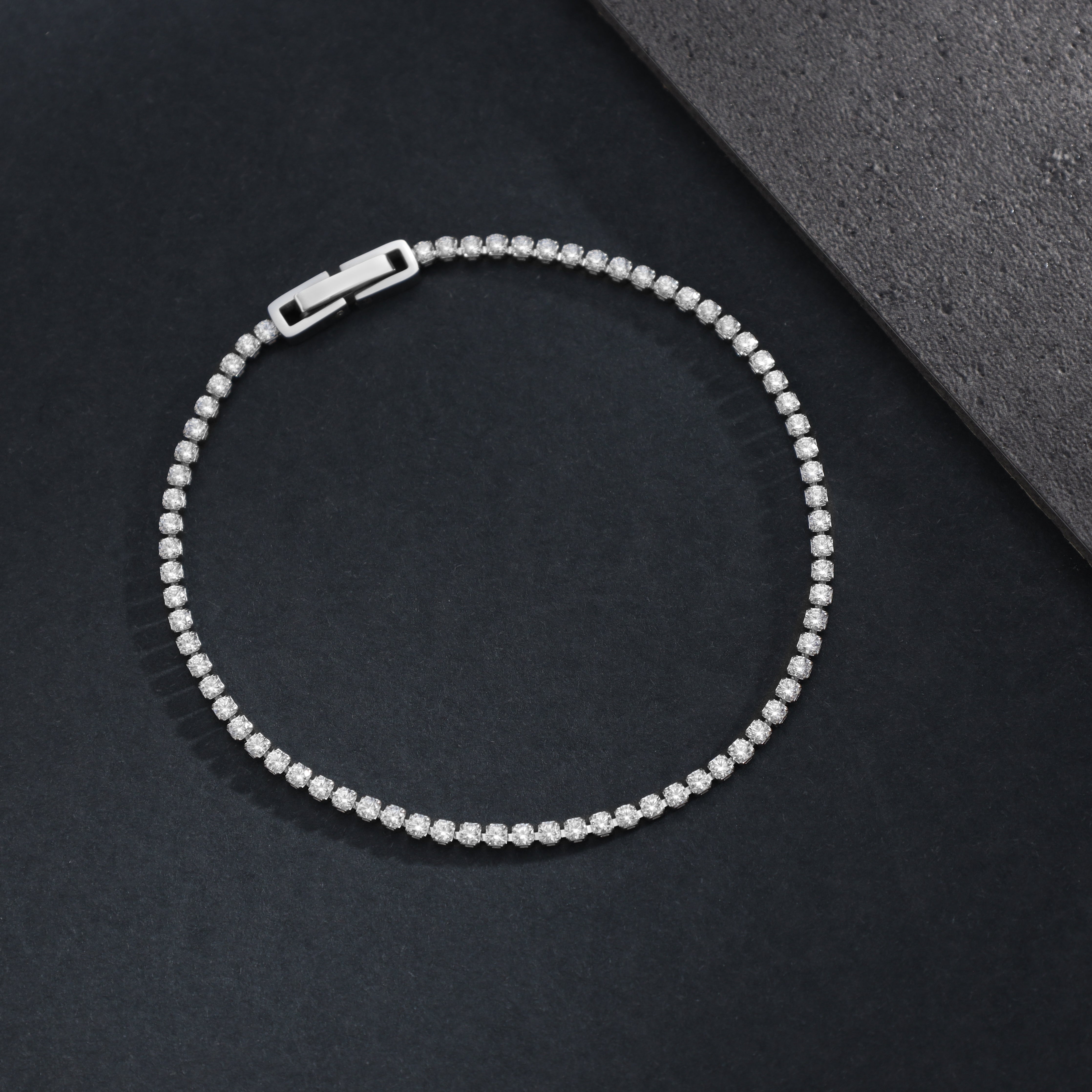 2mm Tennis Chain Armband aus Edelstahl - Taipan Schmuck