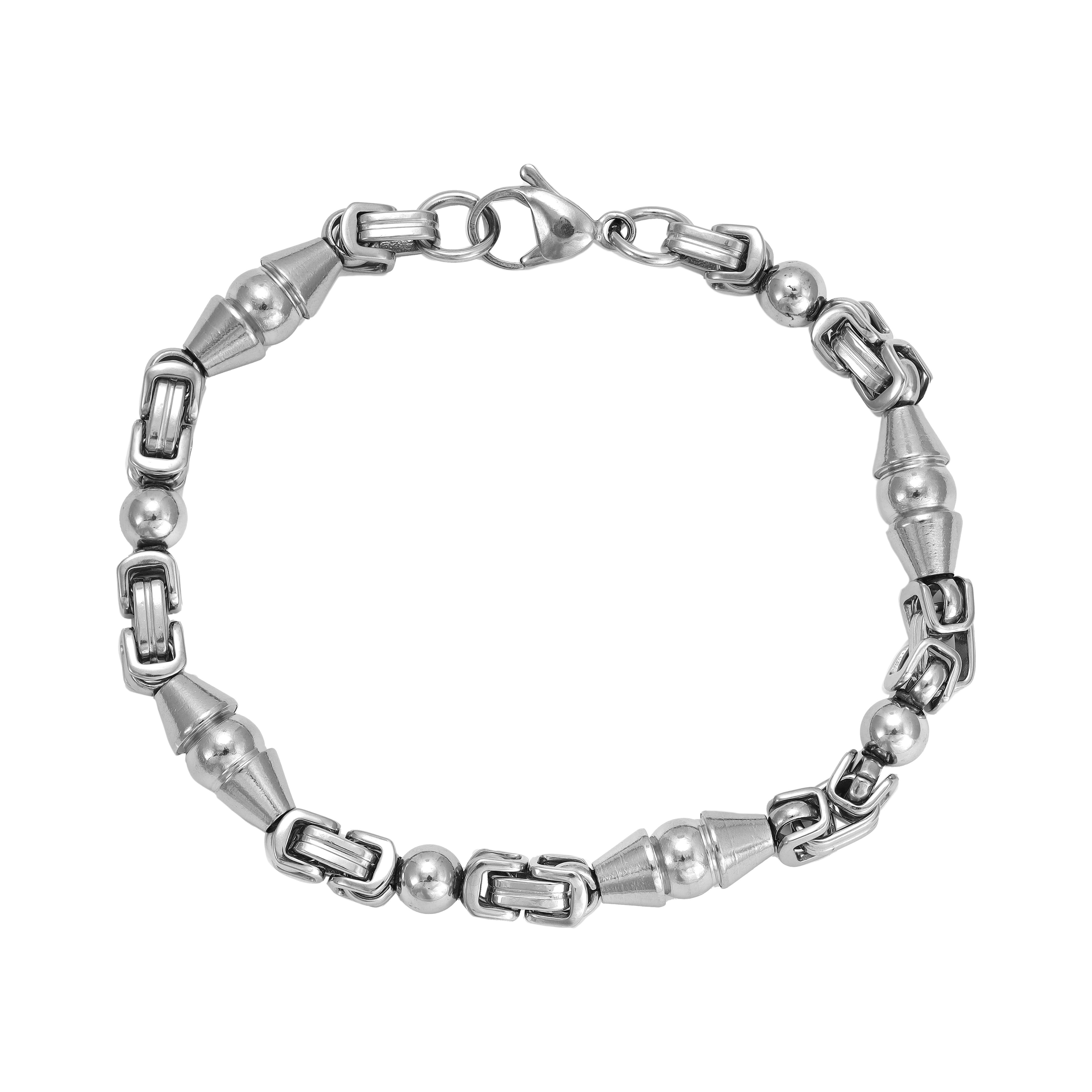 7mm Montecarlo Armband 22cm aus Edelstahl - Taipan Schmuck