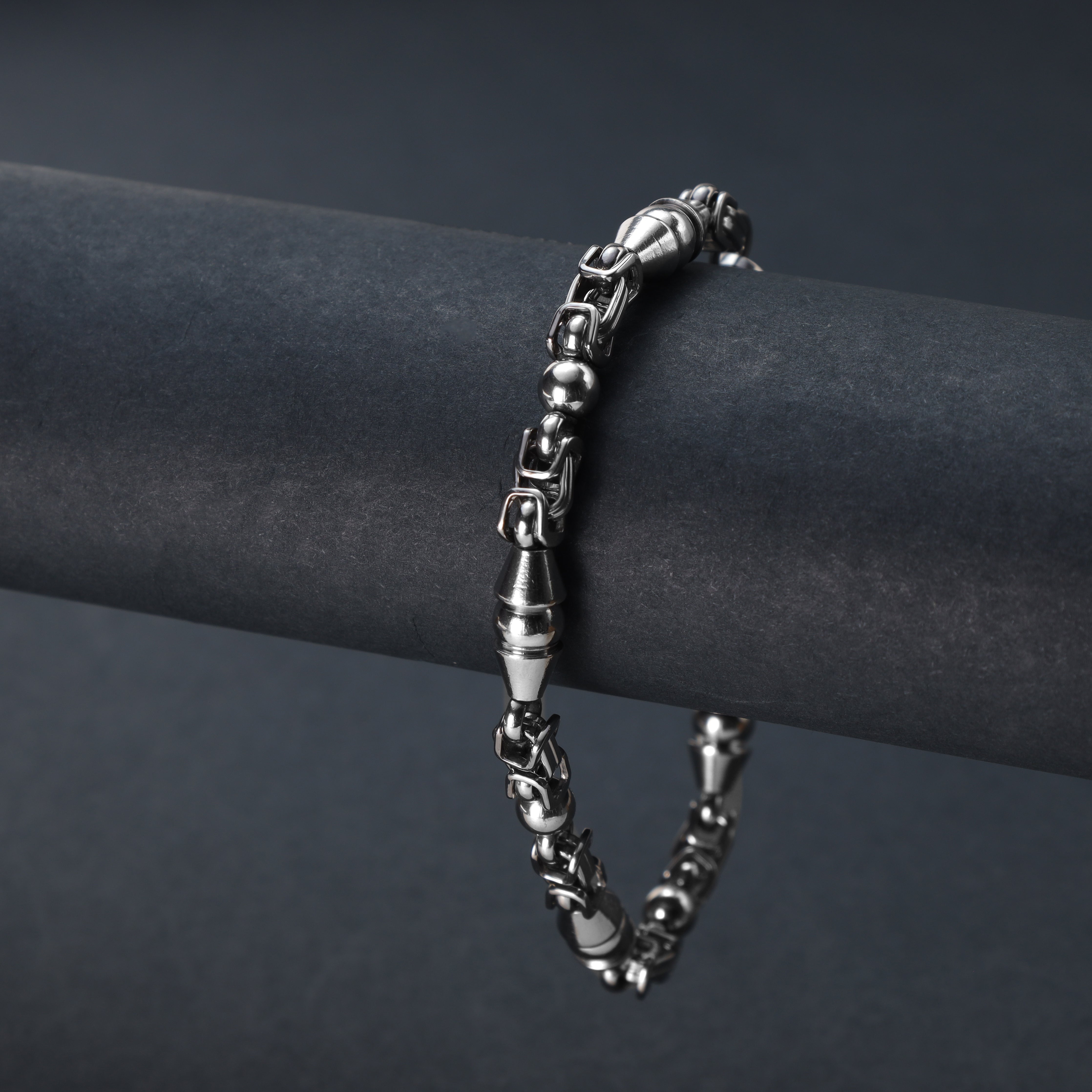 7mm Montecarlo Armband 22cm aus Edelstahl - Taipan Schmuck