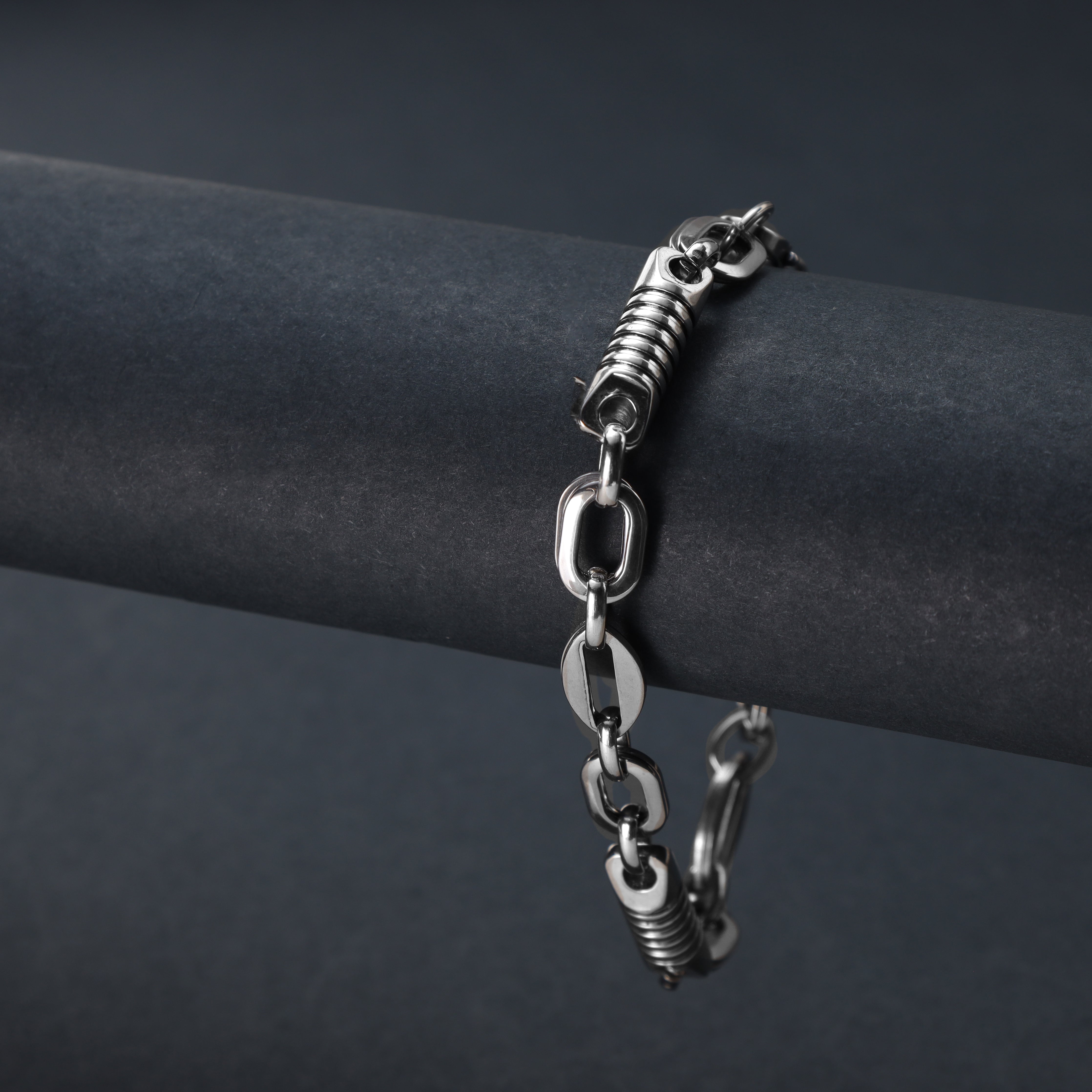 MonteCarlo + Anker chain Armband 8mm breit 22cm aus Edelstahl - Taipan Schmuck