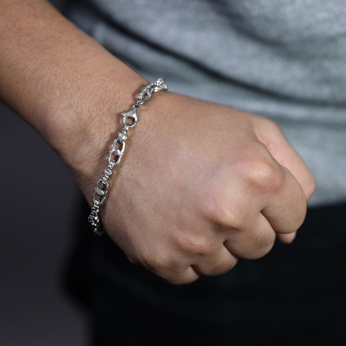 6mm Santorini Armband aus Edelstahl - Taipan Schmuck
