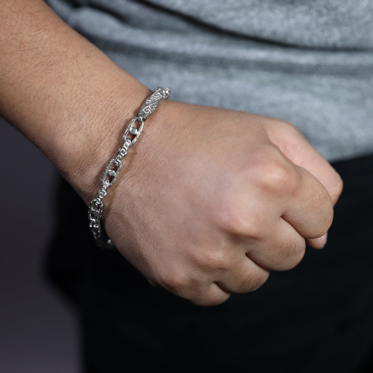 6mm Santorini Armband aus Edelstahl - Taipan Schmuck