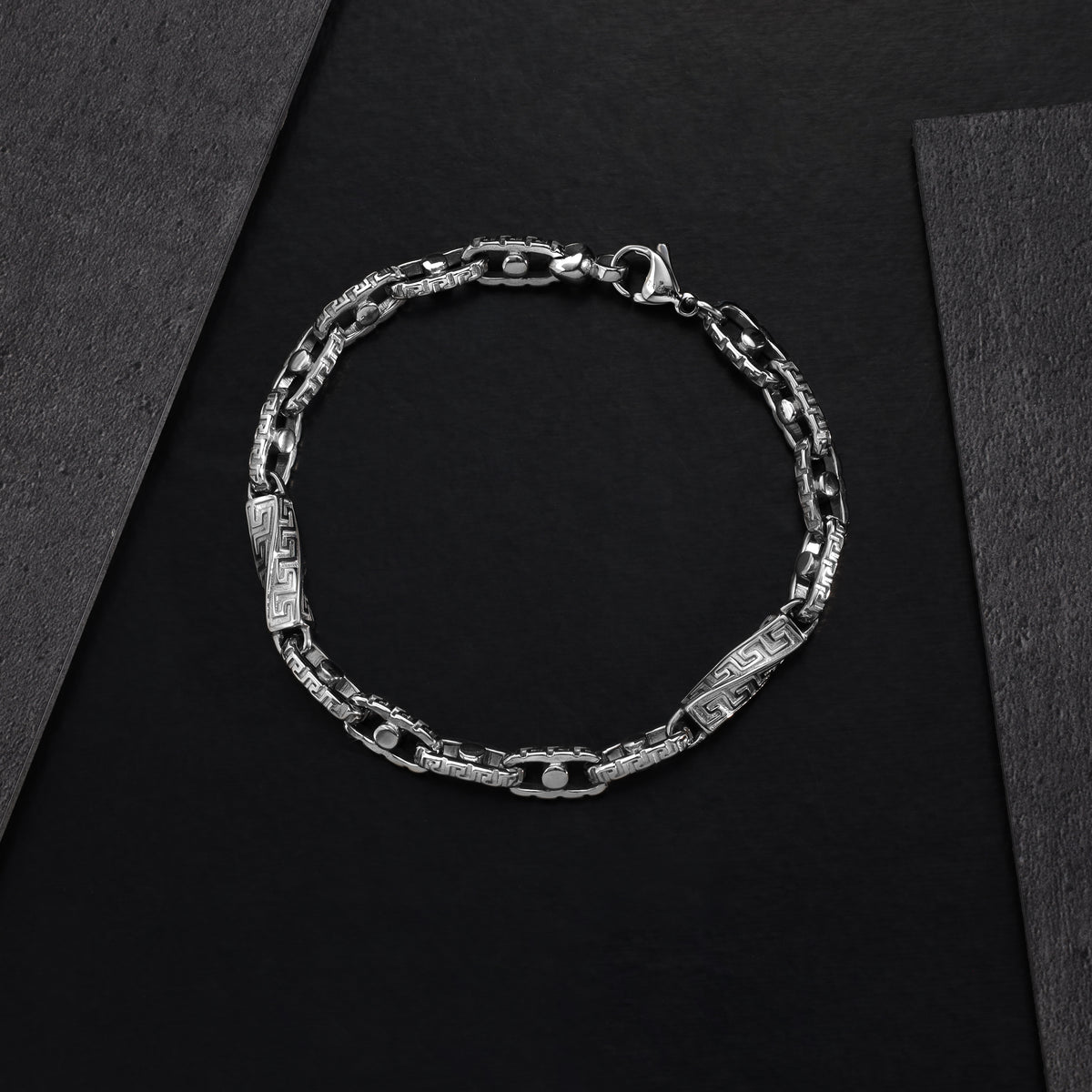 6mm Santorini Armband aus Edelstahl - Taipan Schmuck