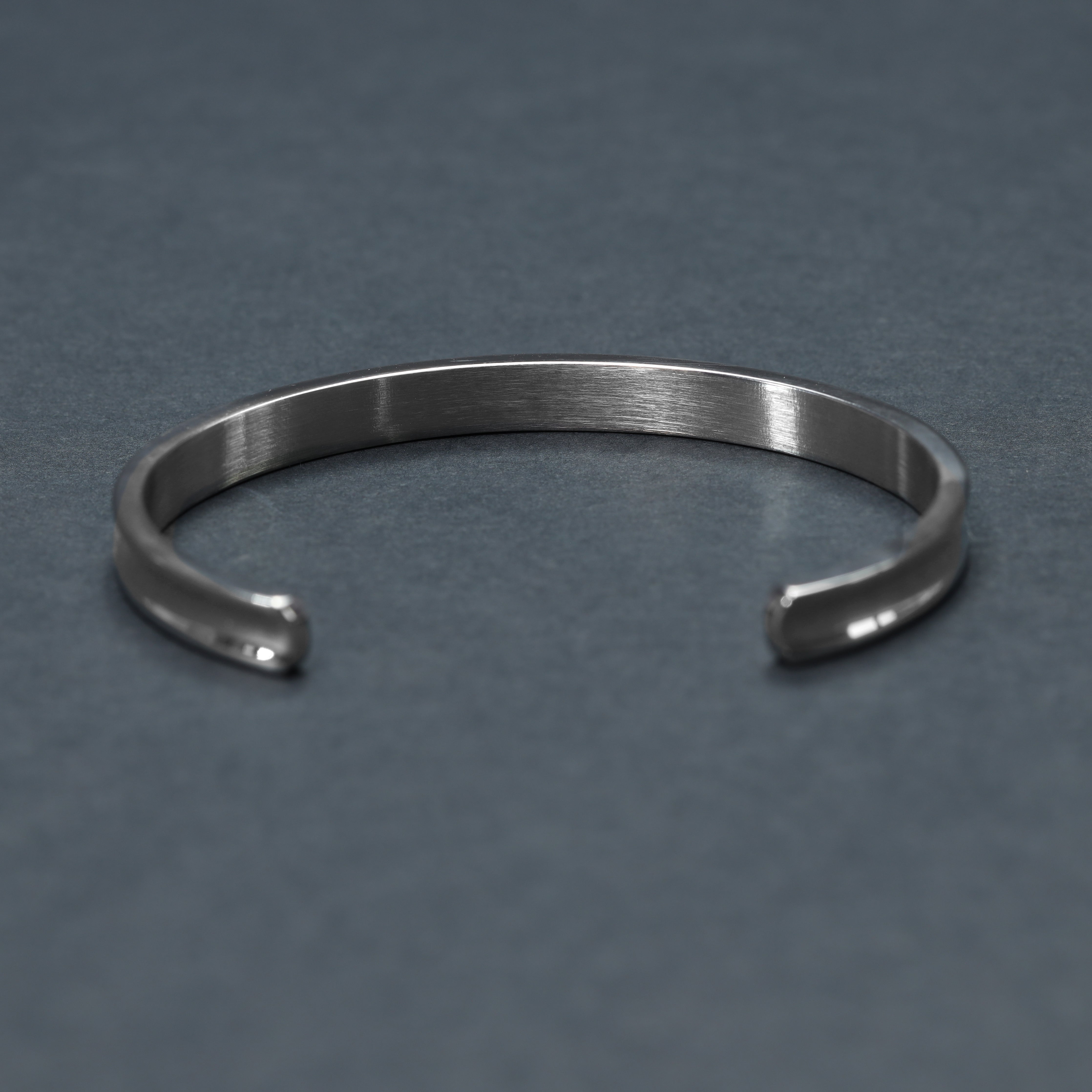 Damen Armreif Armband 6mm breit aus Edelstahl - Taipan Schmuck