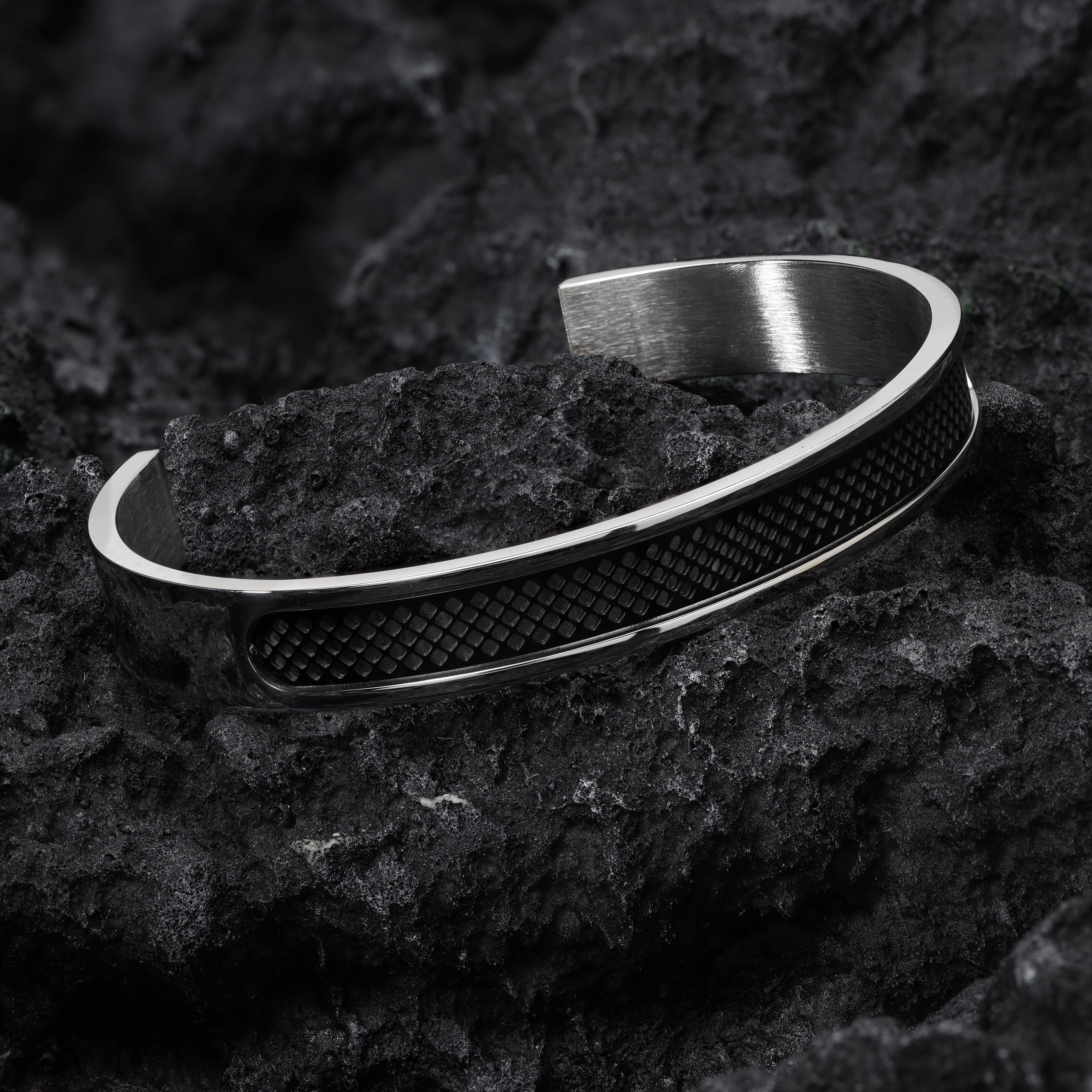 10mm Armreif Armband aus Edelstahl - Taipan Schmuck