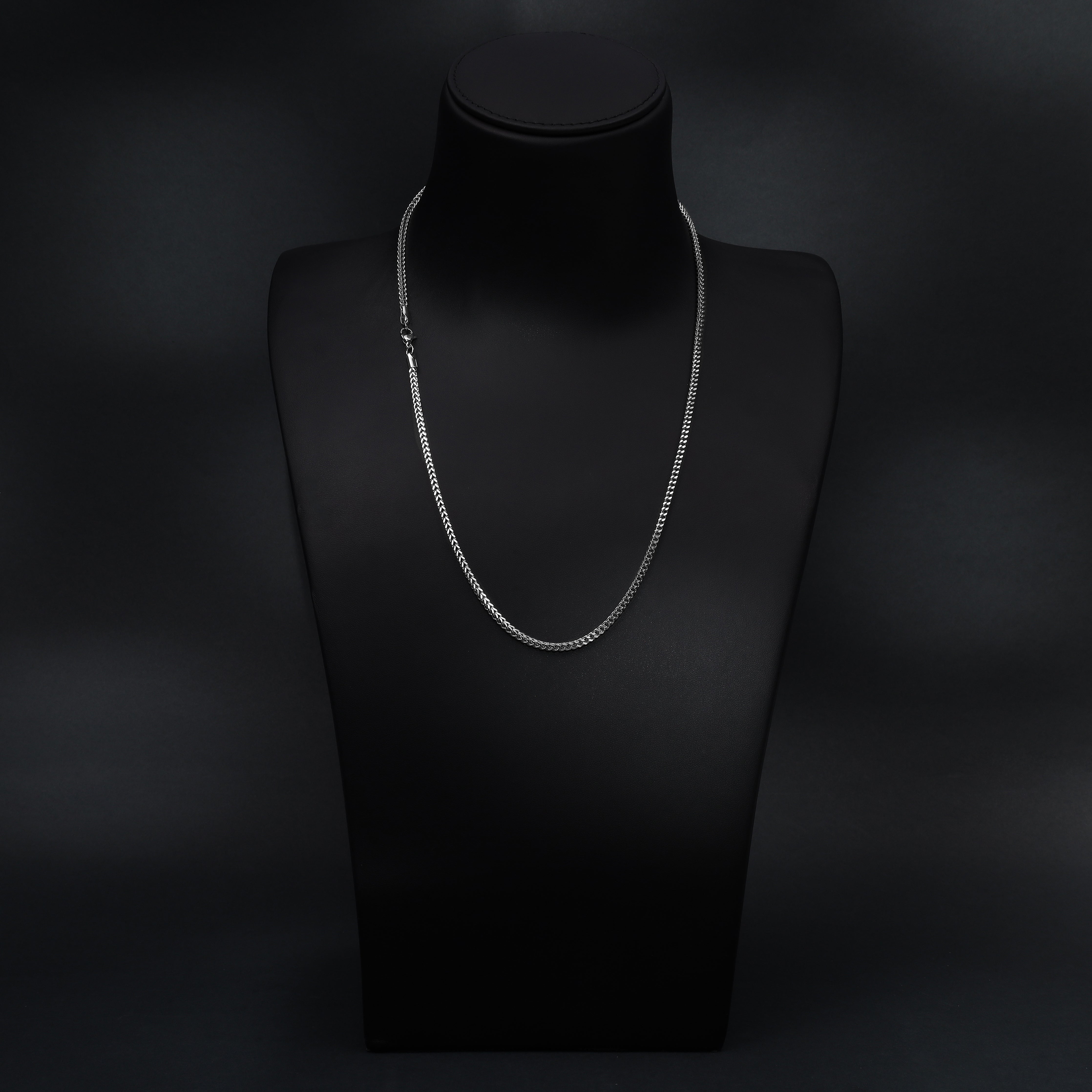 Franco Chain Kette 2,5mm breit aus Edelstahl - Taipan Schmuck