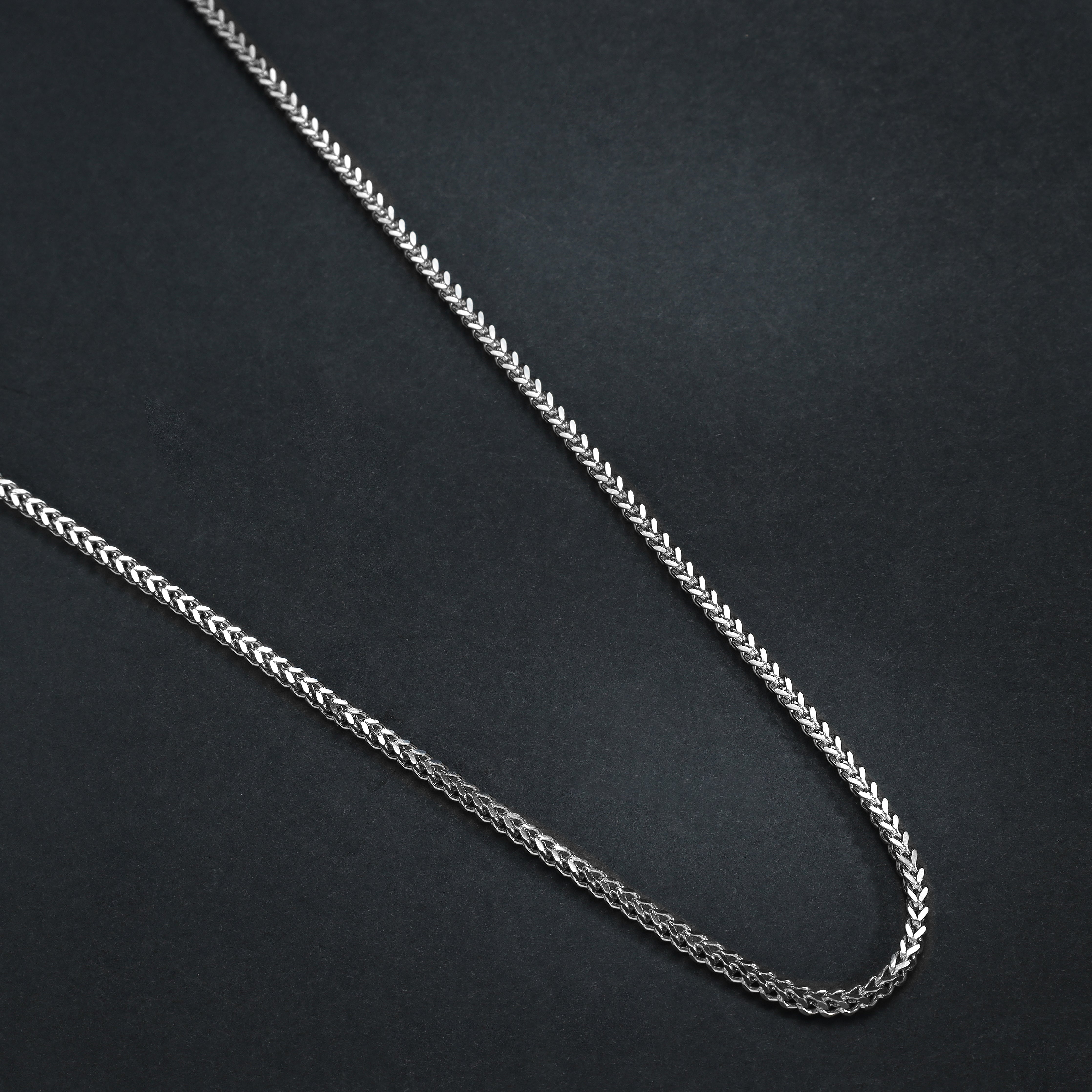 Franco Chain Kette 2,5mm breit aus Edelstahl - Taipan Schmuck