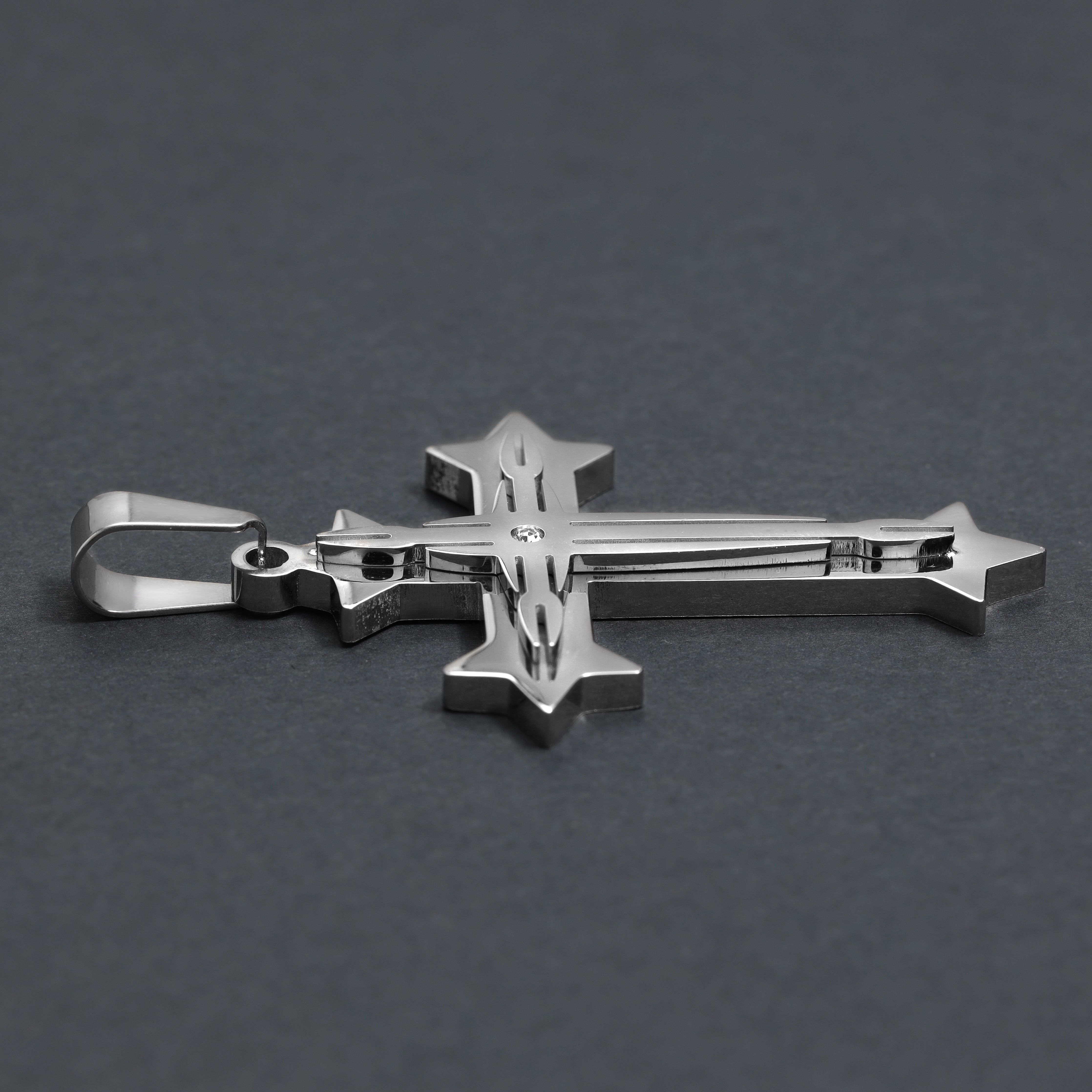 Verschiedene Kreuz Anhänger aus Edelstahl - Taipan Schmuck