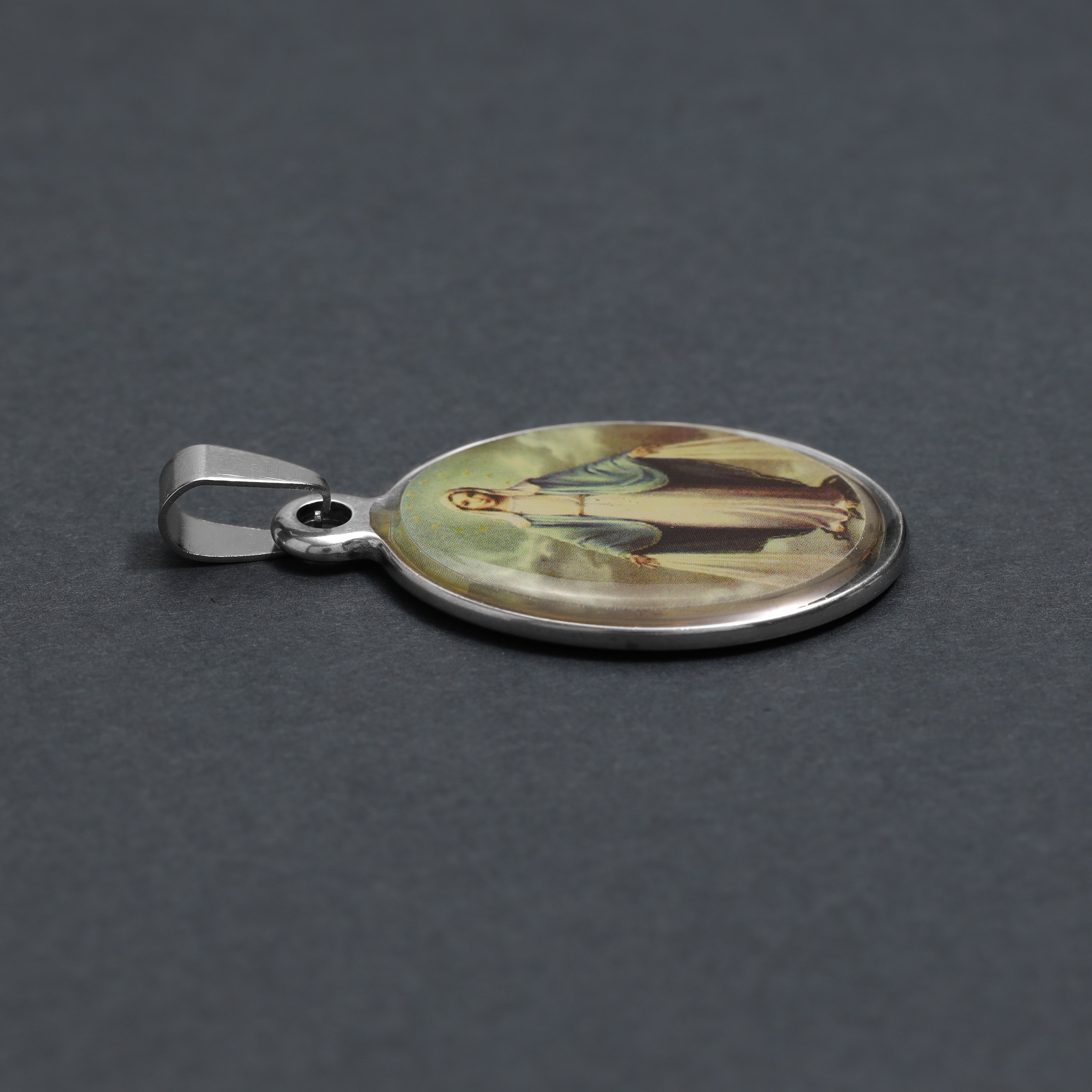 Verschiedene Anhänger aus Edelstahl Heilige Maria / Engel / Krone - Taipan Schmuck