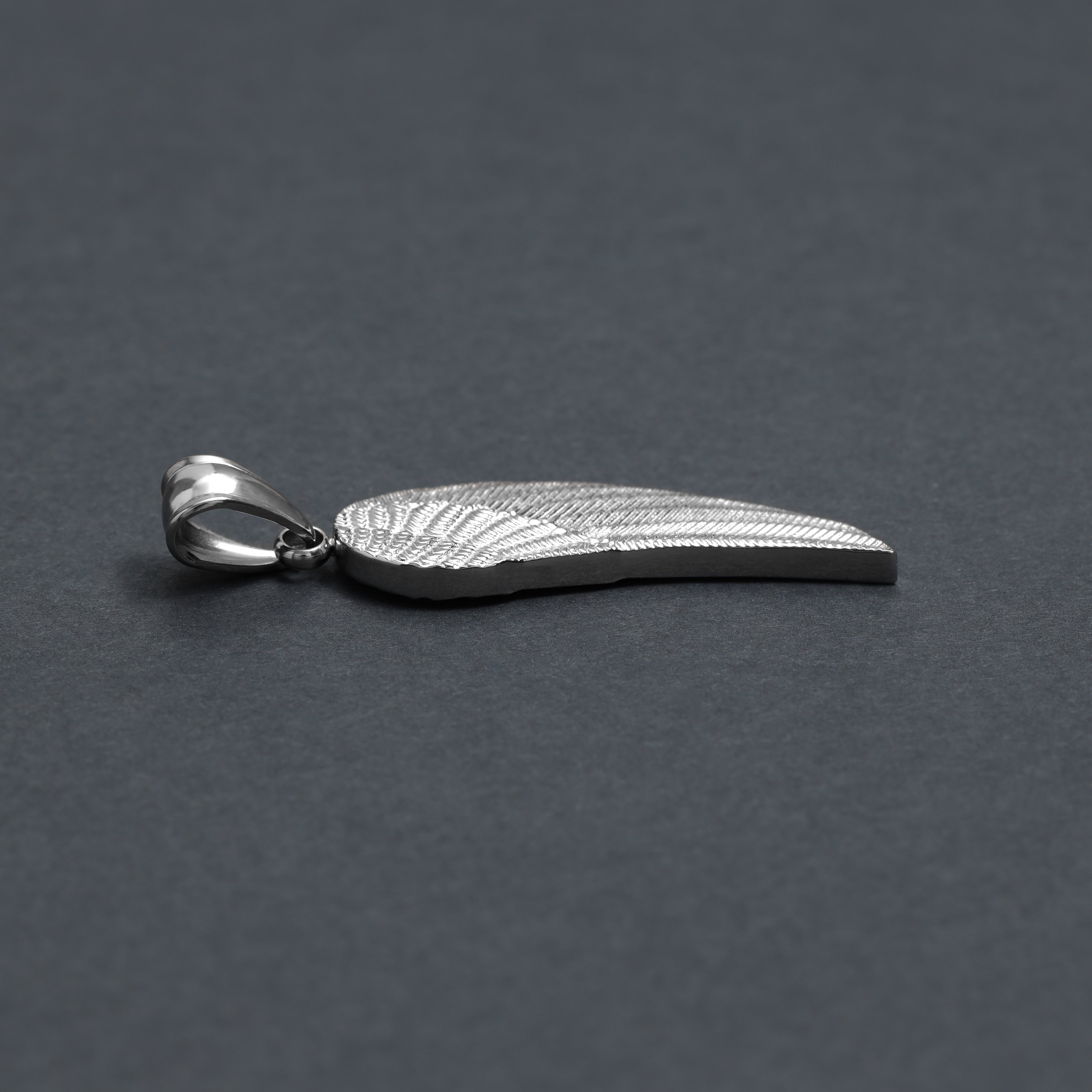Verschiedene Anhänger aus Edelstahl Iced Out Stil Flügel / Engelsflügel Flügel / Zahn - Taipan Schmuck